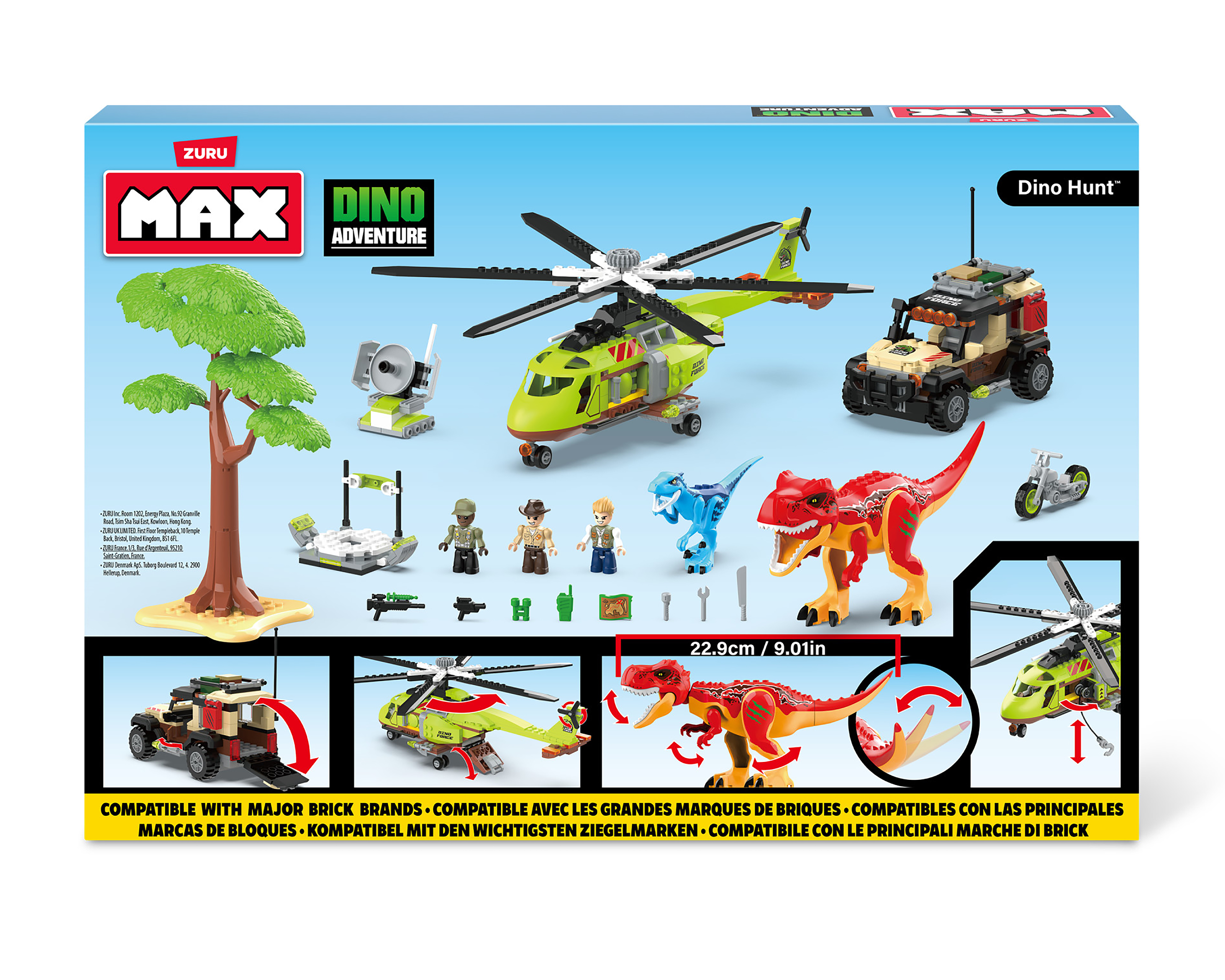 Foto 7 pulgar | Foto 6 | Bloques de Construcción Zuru Dino Adventure 592 Piezas