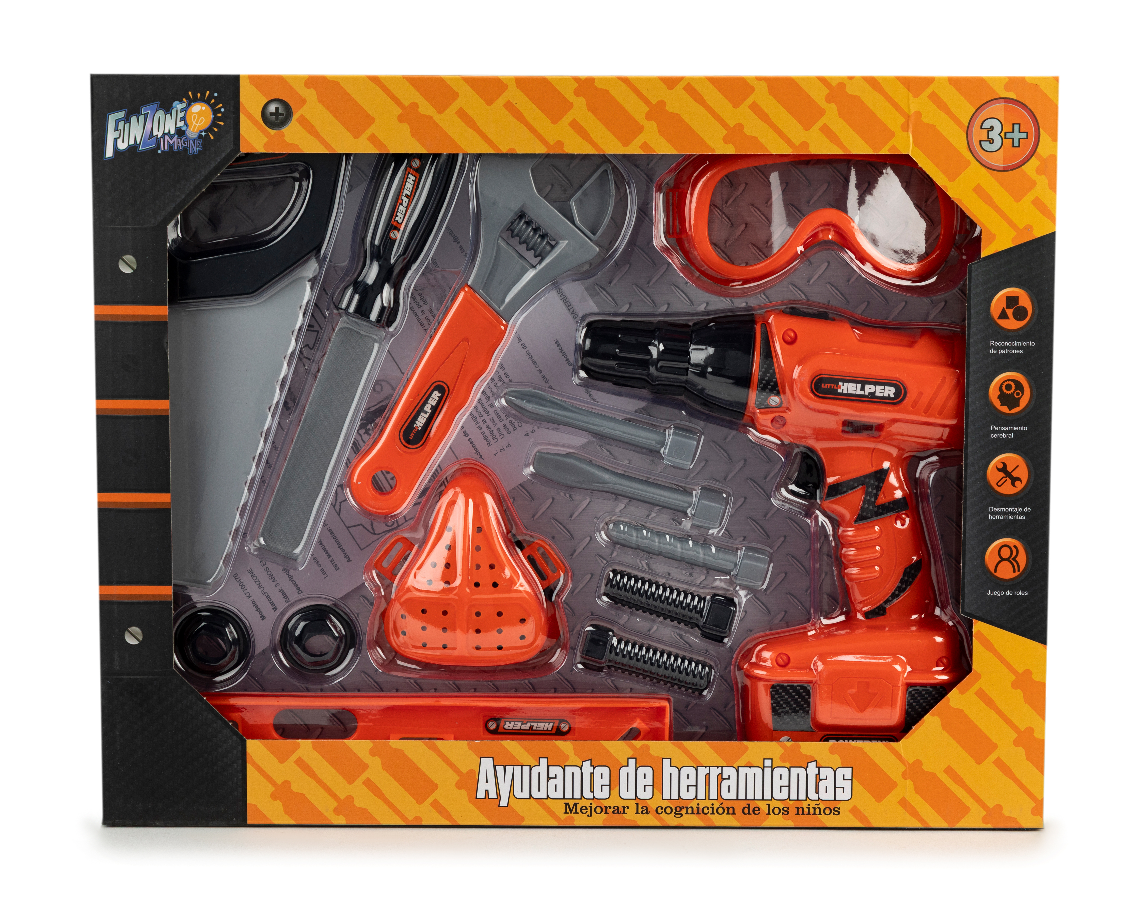 Foto 4 | Foto 4 | Set Juego de Herramientas de Construcción Funzone 14 Piezas