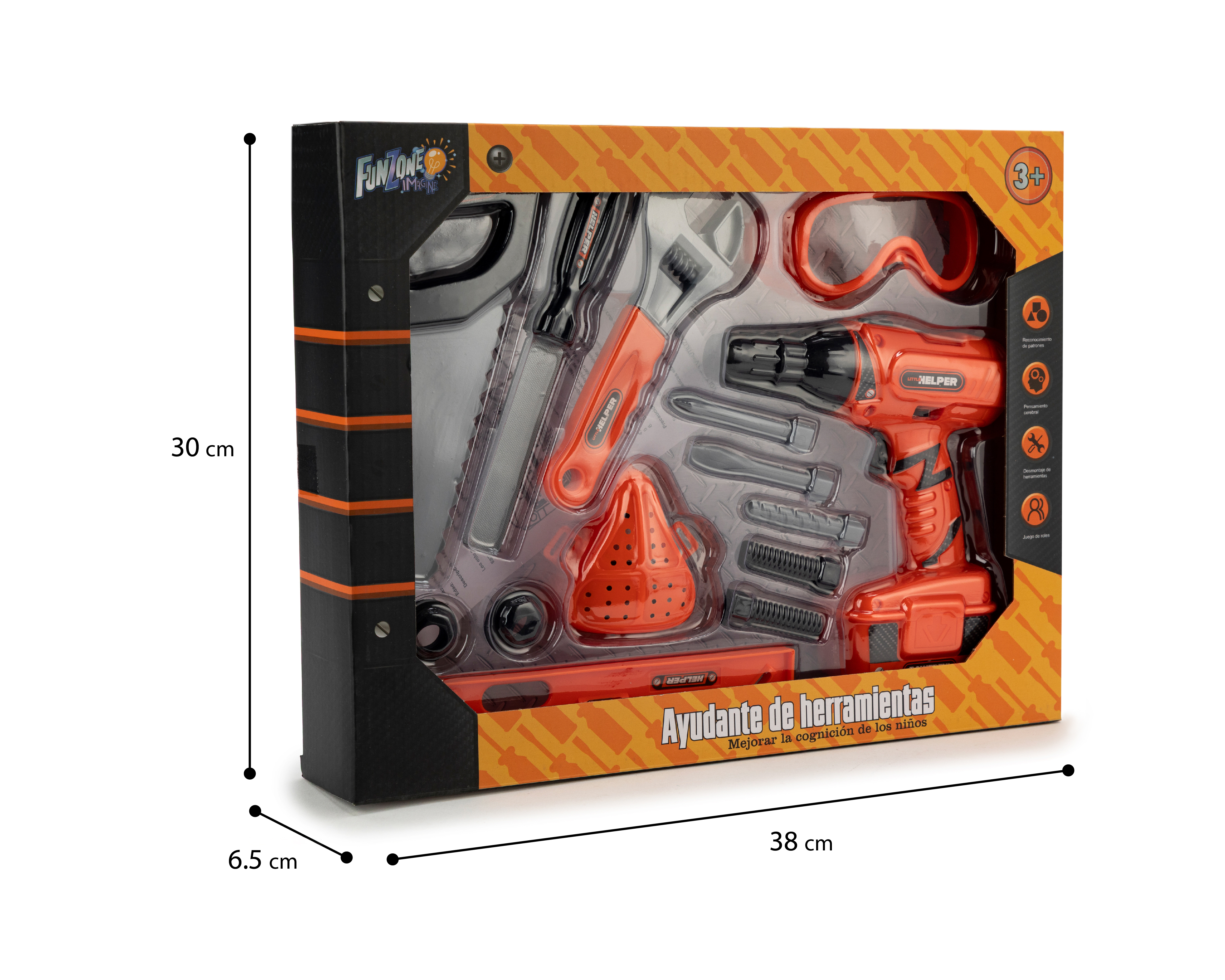Foto 7 pulgar | Foto 6 | Set Juego de Herramientas de Construcción Funzone 14 Piezas