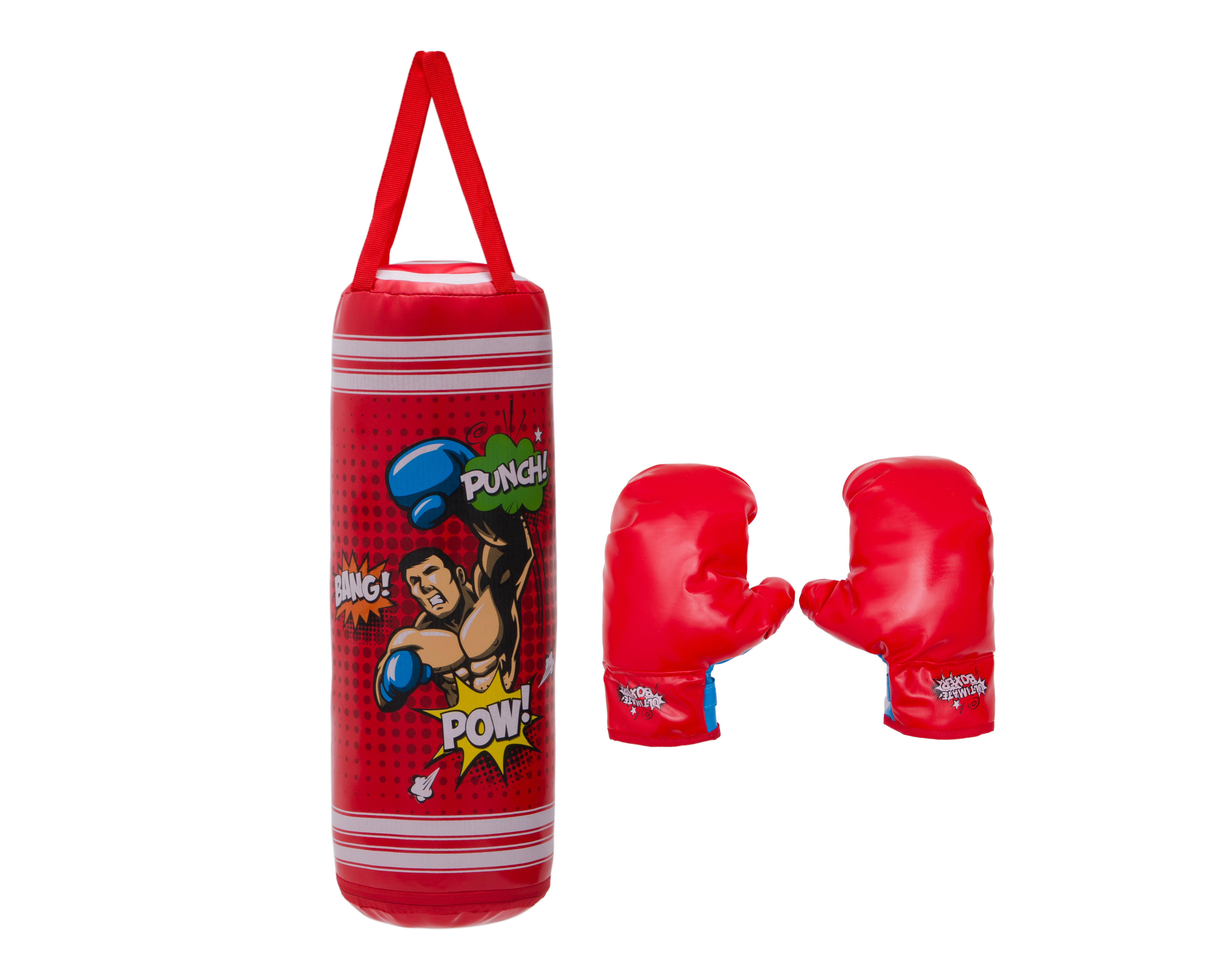 Foto 2 pulgar | Foto 1 | Juego de Saco de Box con Guantes Funzone