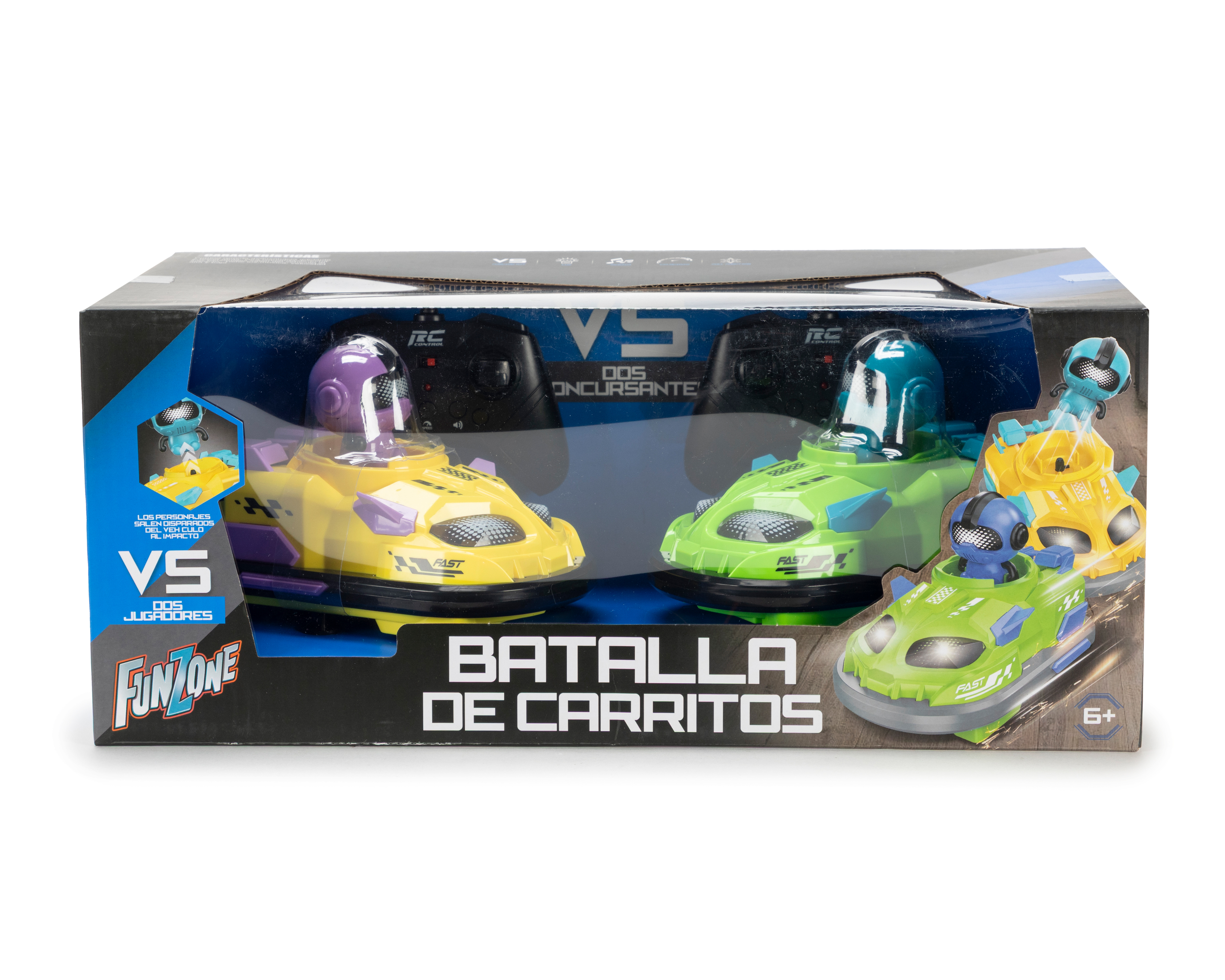 Foto 5 | Foto 5 | Carritos Chocones de Control Remoto Funzone Batalla de Carritos