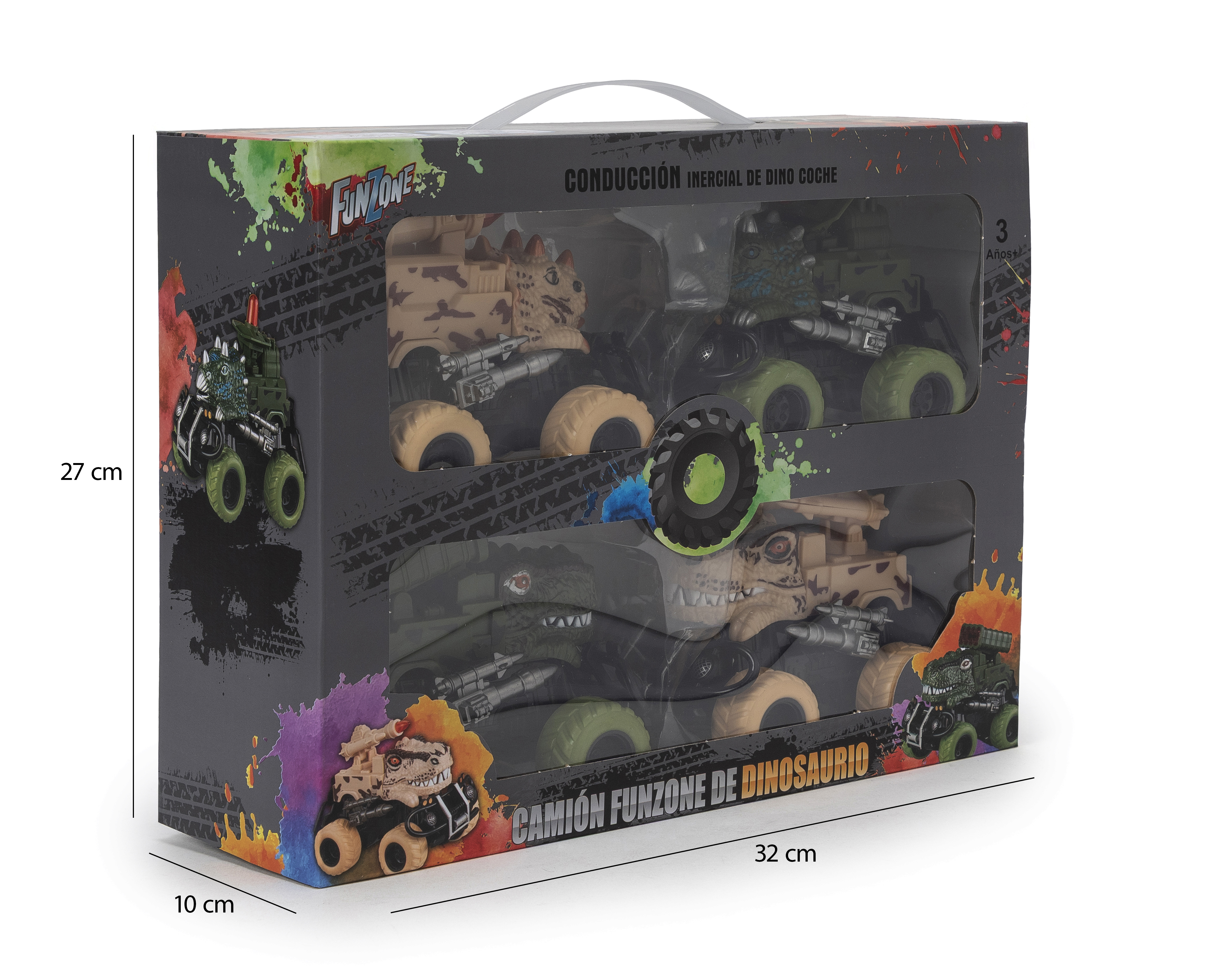 Foto 10 pulgar | Foto 9 | Carros Funzone 4 Piezas