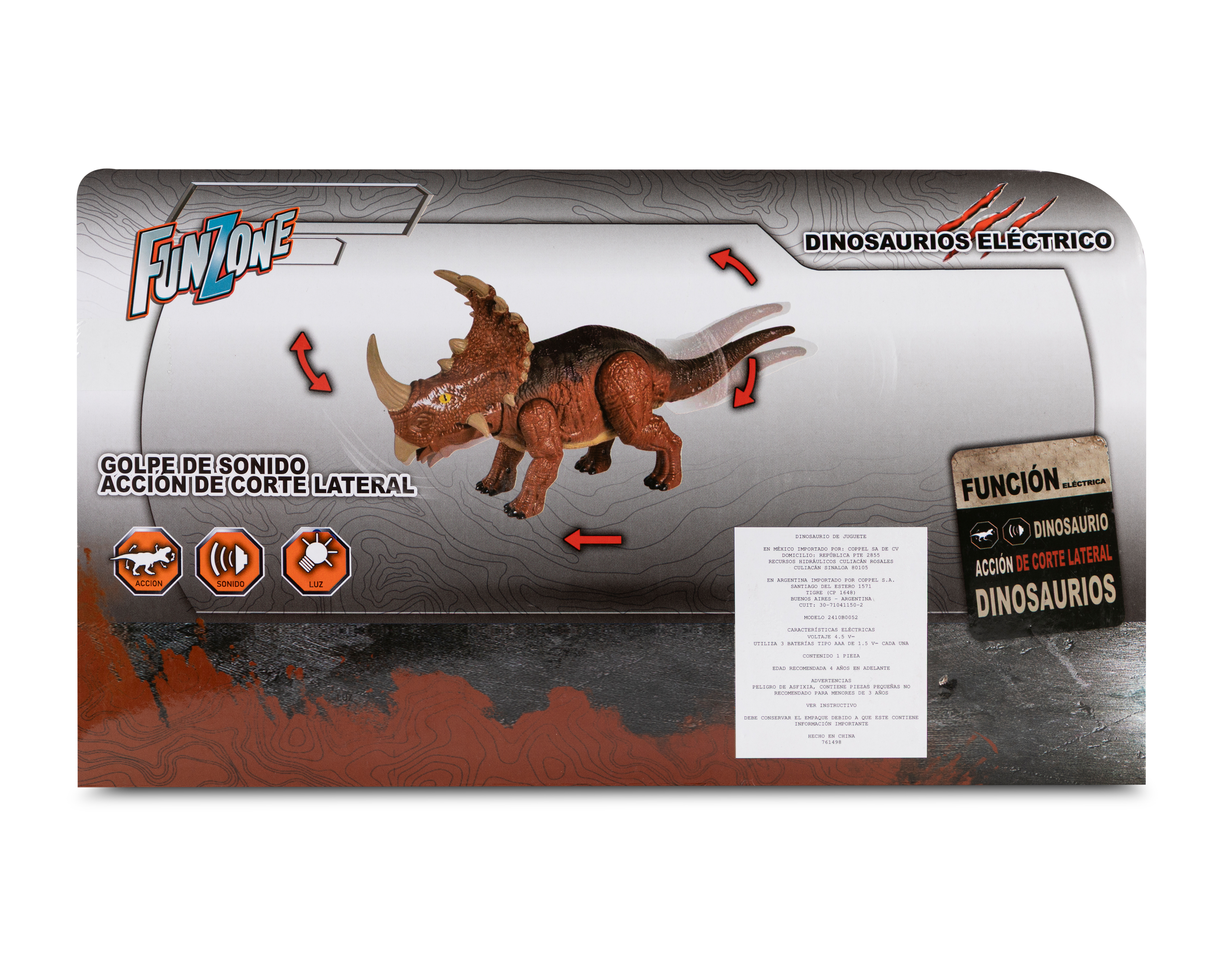 Foto 5 pulgar | Foto 4 | Dinosaurio Funzone con Luces y Sonido