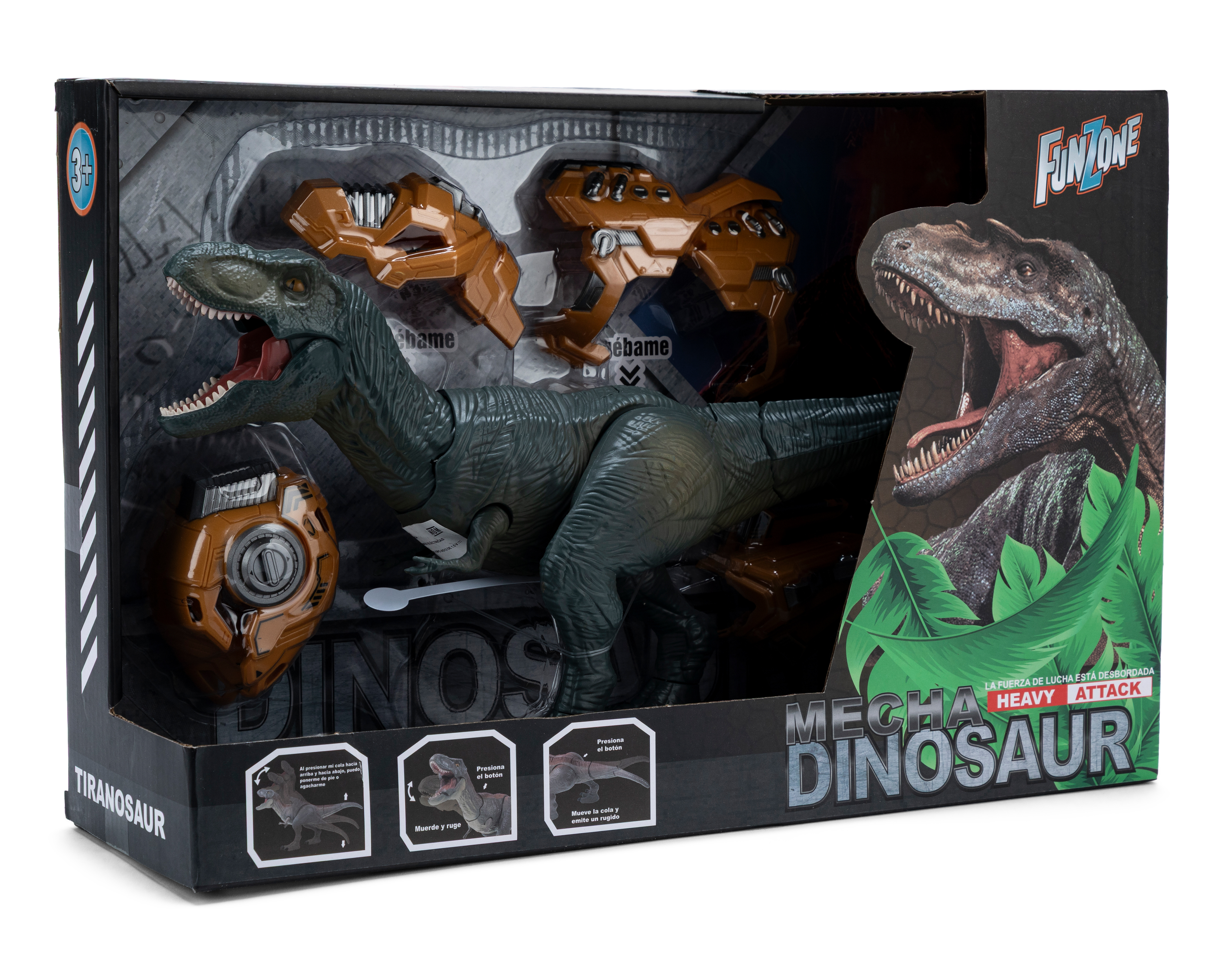 Foto 5 | Foto 5 | Dinosaurio con Armadura Funzone con Movimientos y Sonidos