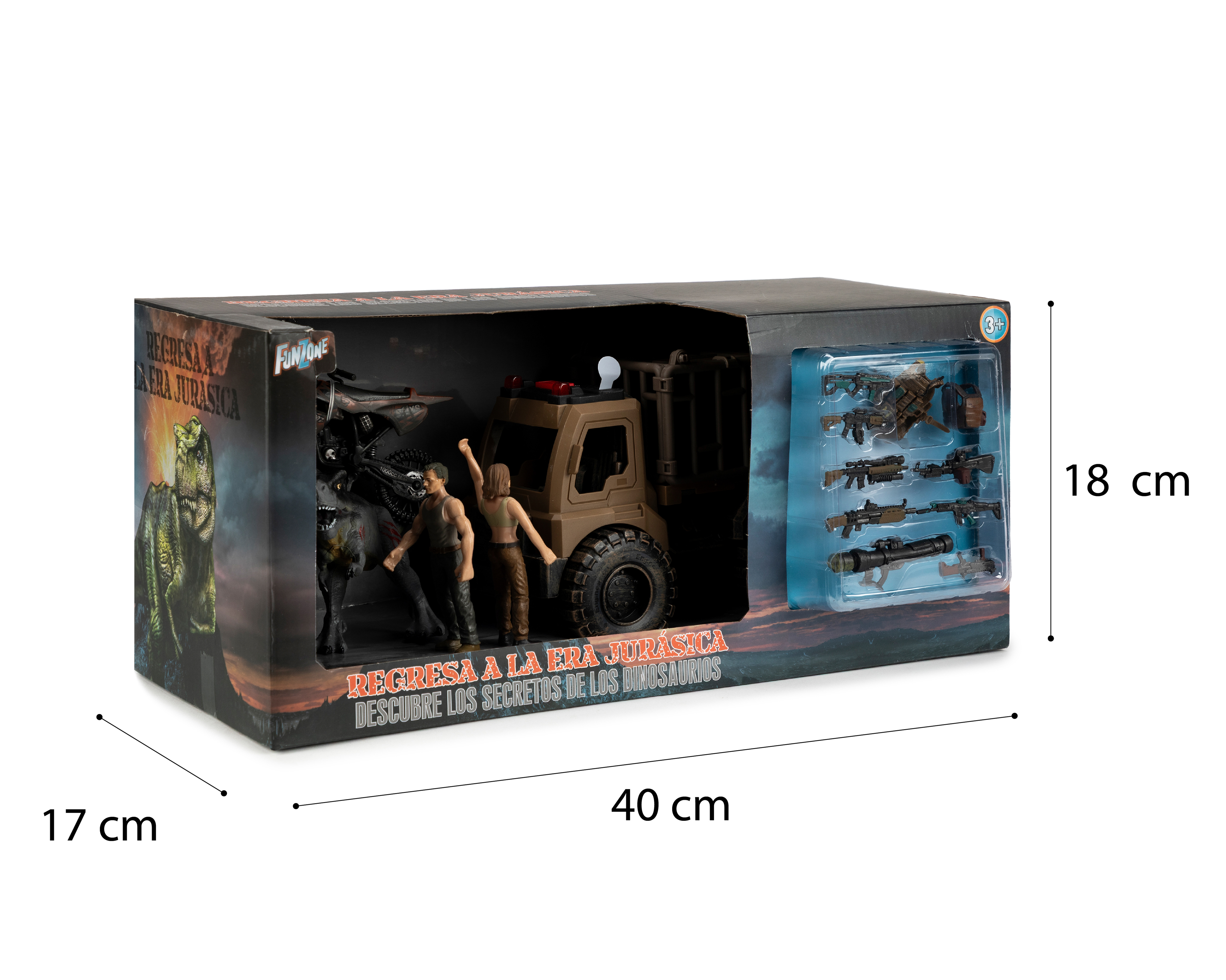 Foto 6 | Foto 6 | Figura de Dinosaurio Funzone con Accesorios