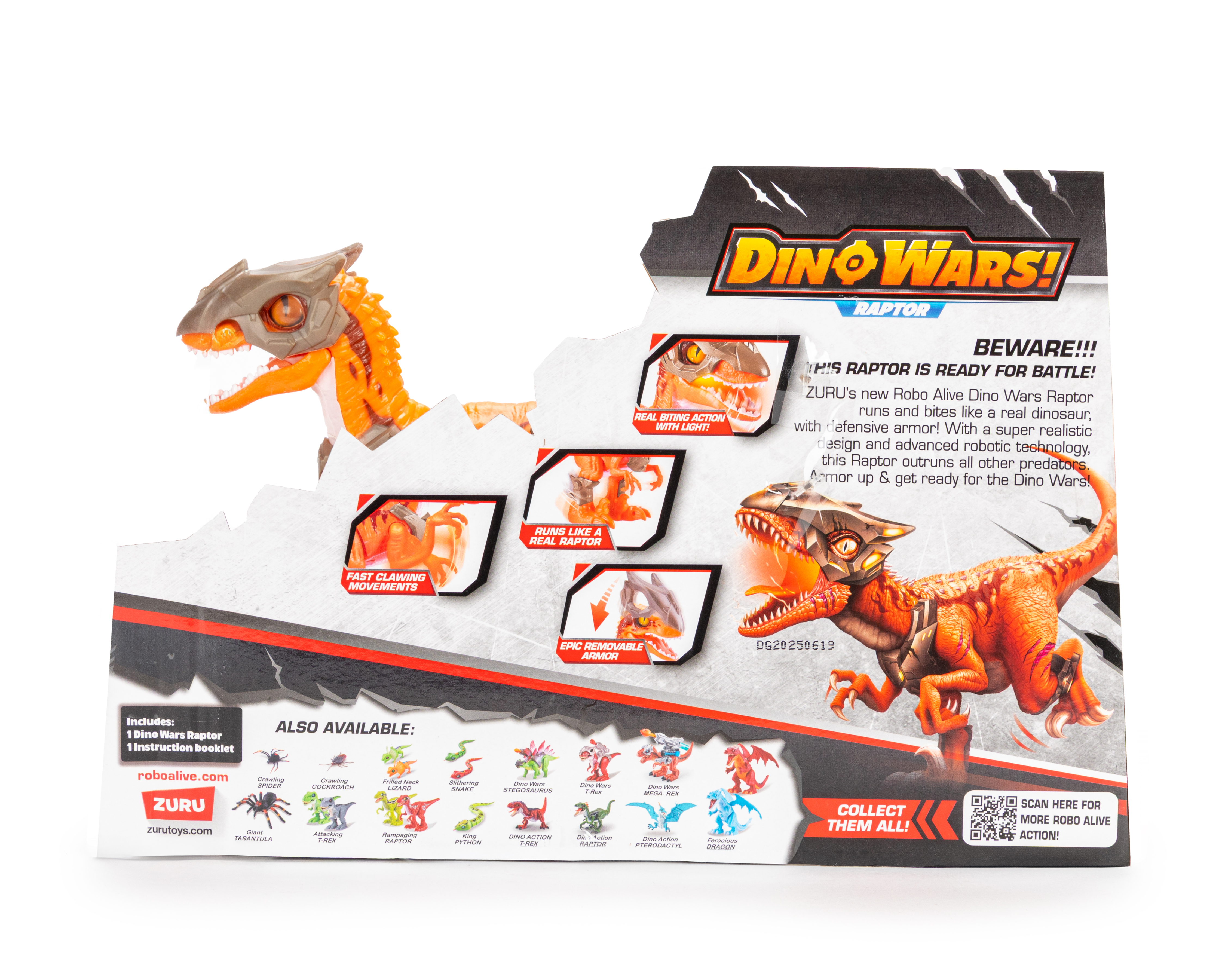 Foto 5 pulgar | Foto 4 | Dinosaurio Zuru Robo Alive Dino Wars Raptor