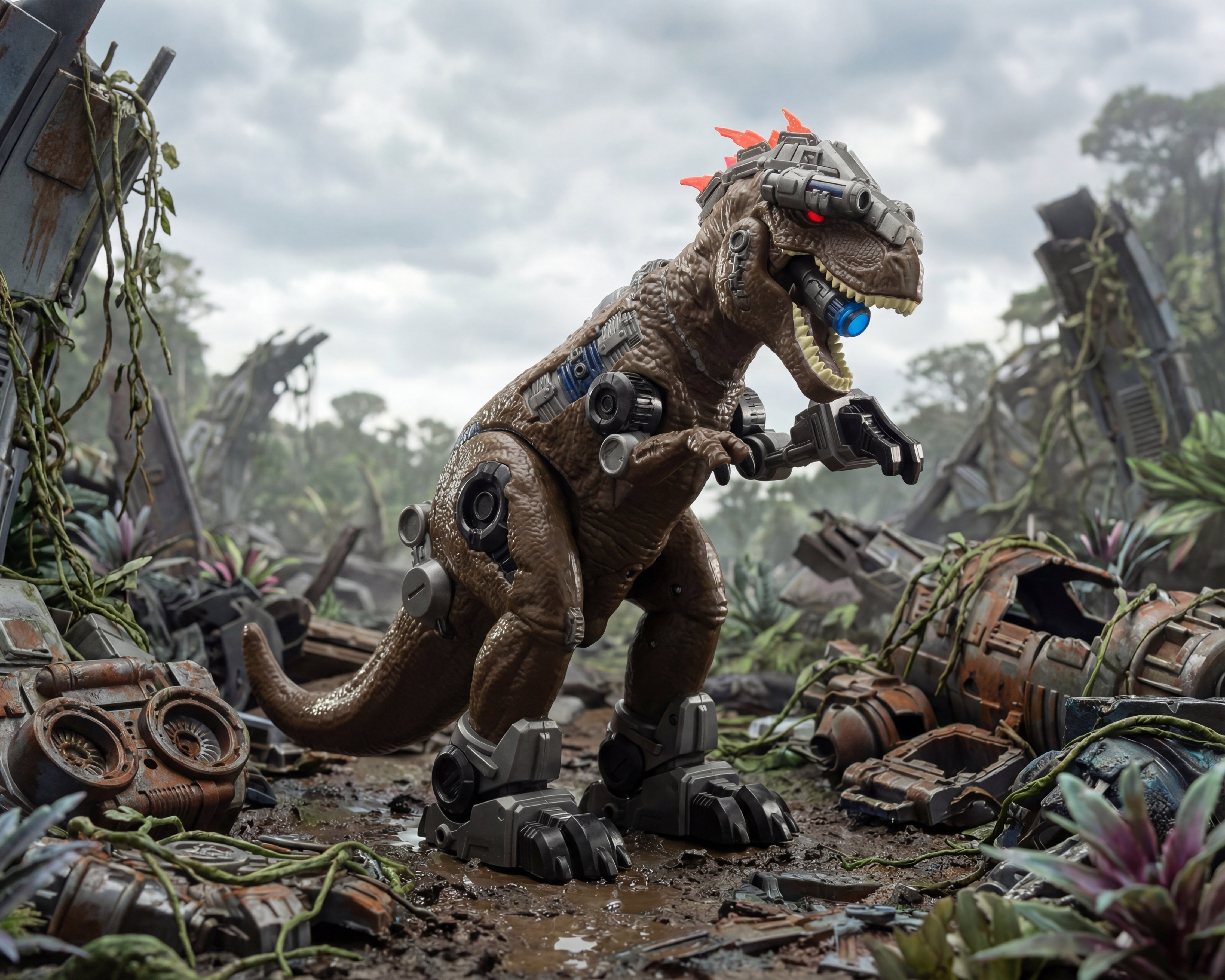 Foto 8 pulgar | Foto 7 | Robot Dinosaurio Funzone con Luces y Sonidos