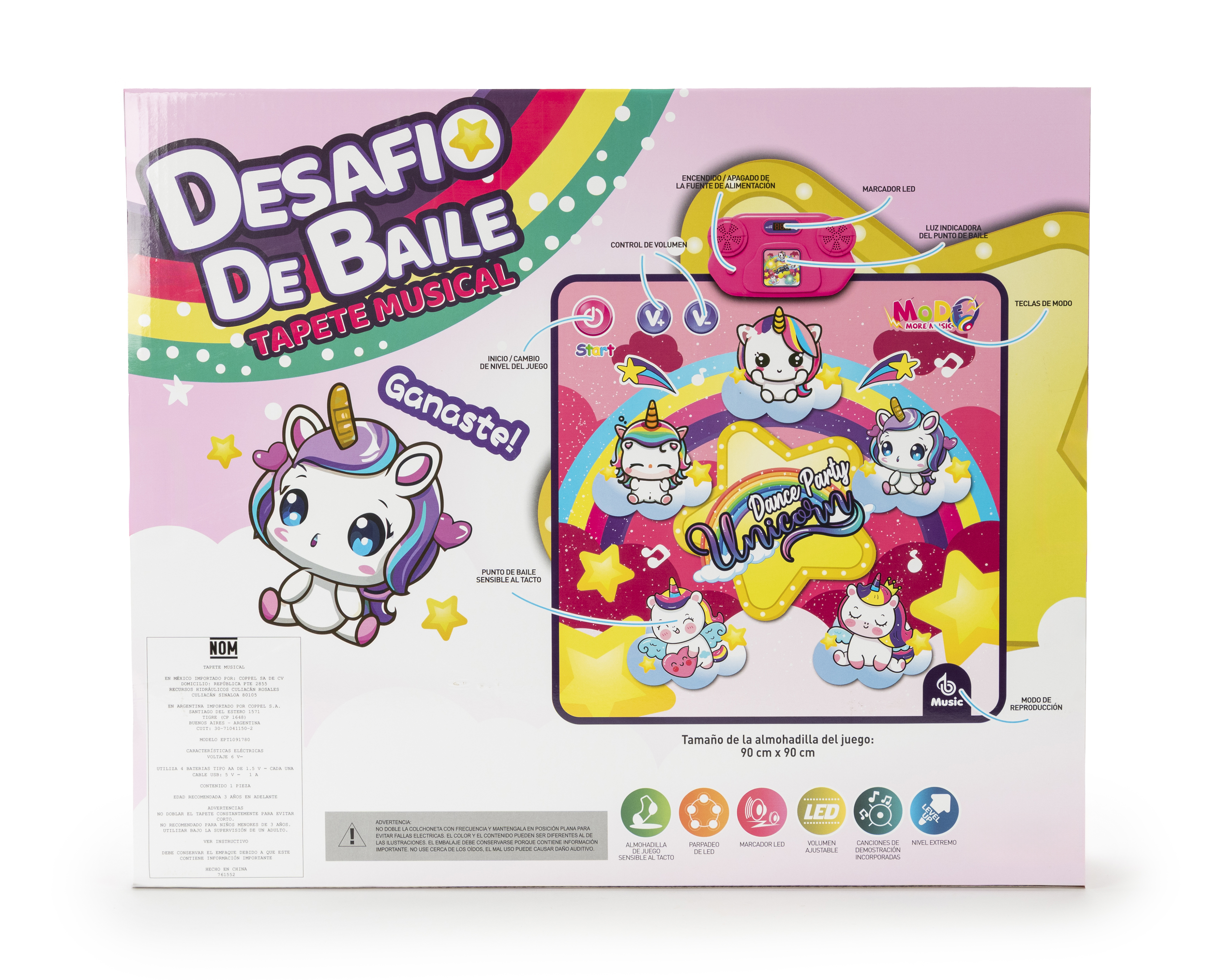 Foto 3 pulgar | Foto 2 | Tapete Interactivo Belúla con Luz y Sonido