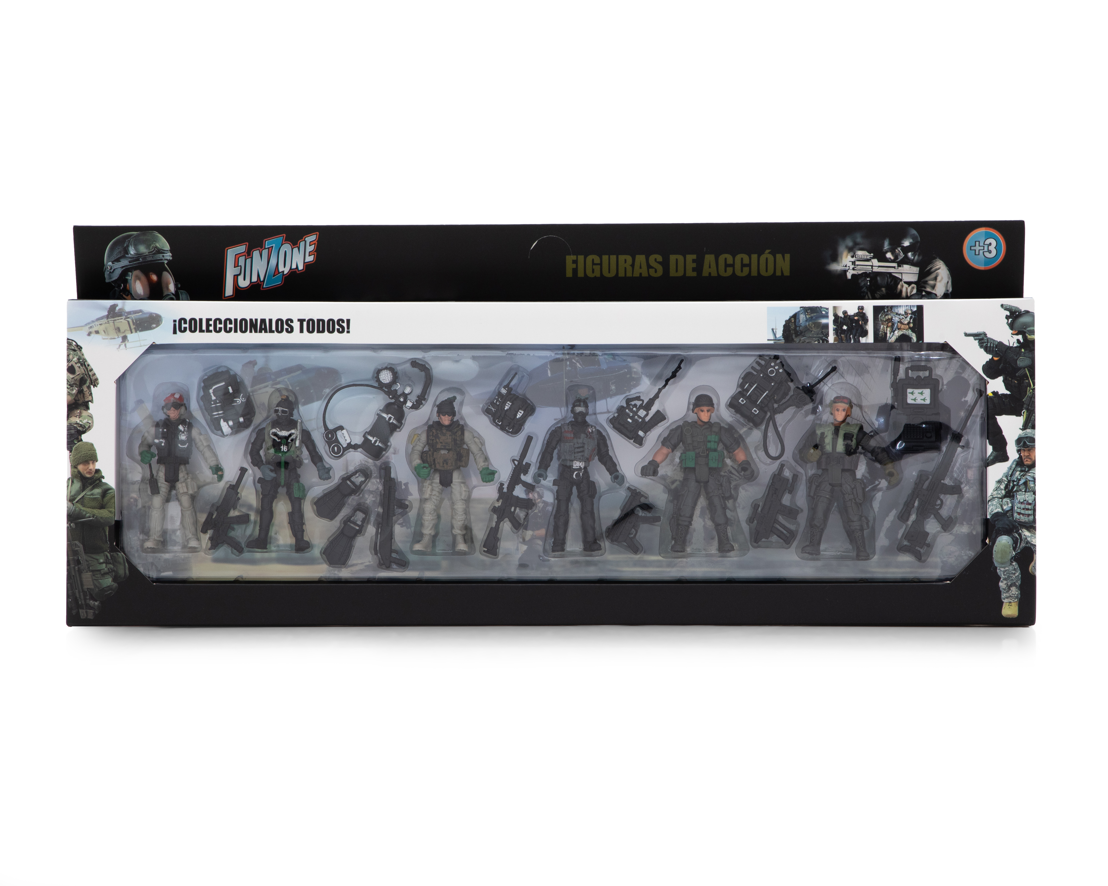 Foto 5 pulgar | Foto 4 | Figuras de Acción Soldados Funzone con Accesorios