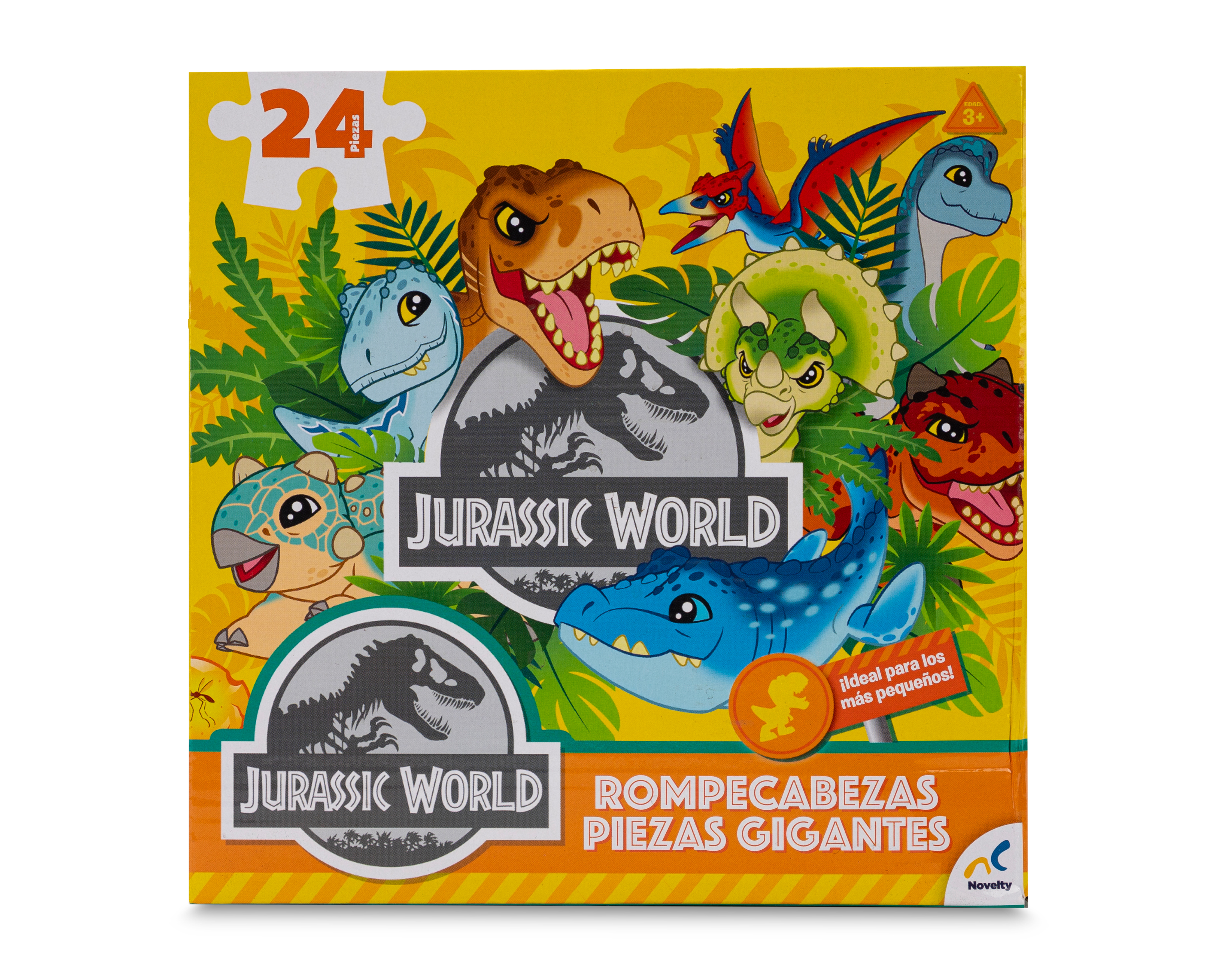 Foto 2 pulgar | Foto 1 | Rompecabezas Jurassic World Novelty 24 Piezas