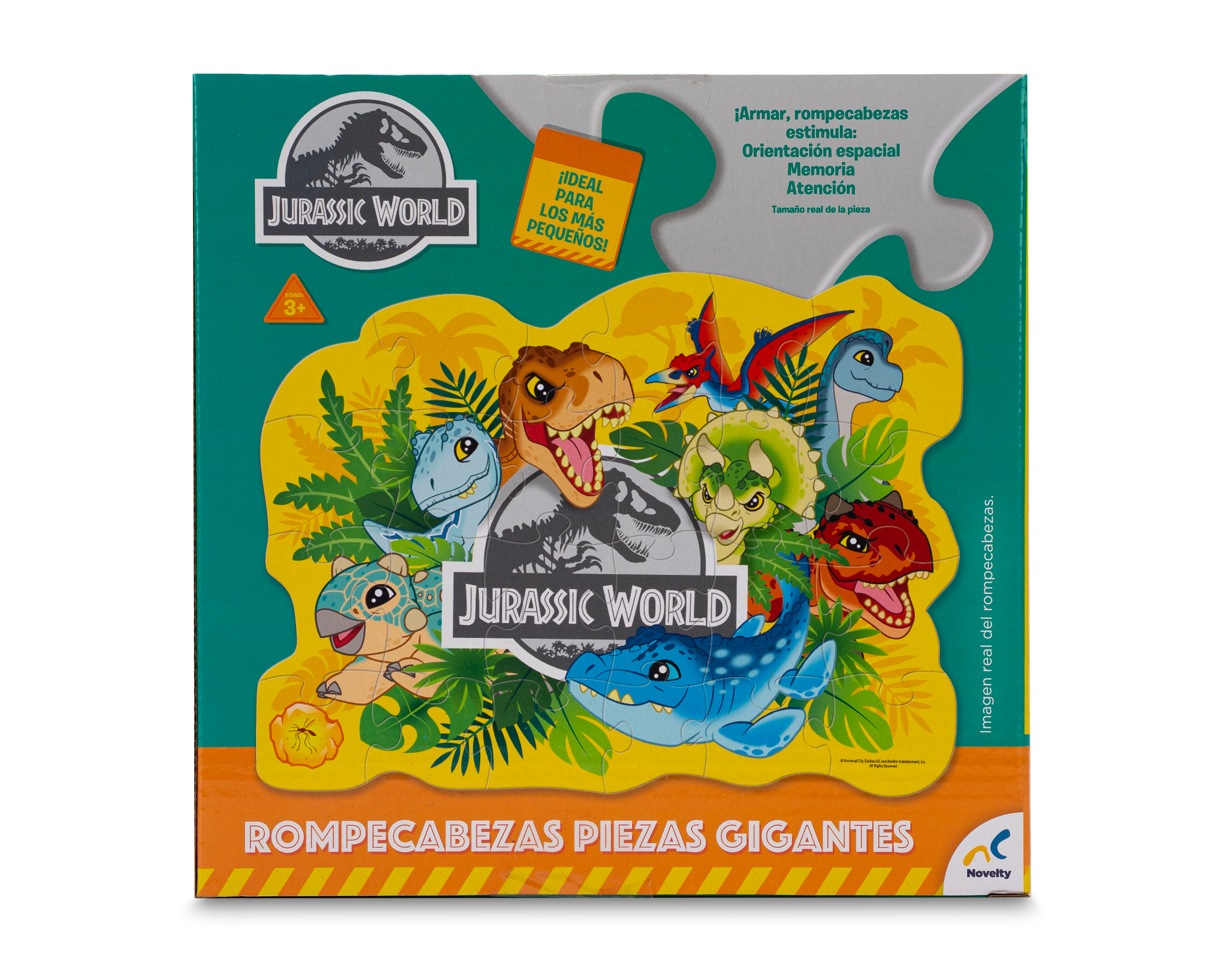 Foto 3 pulgar | Foto 2 | Rompecabezas Jurassic World Novelty 24 Piezas