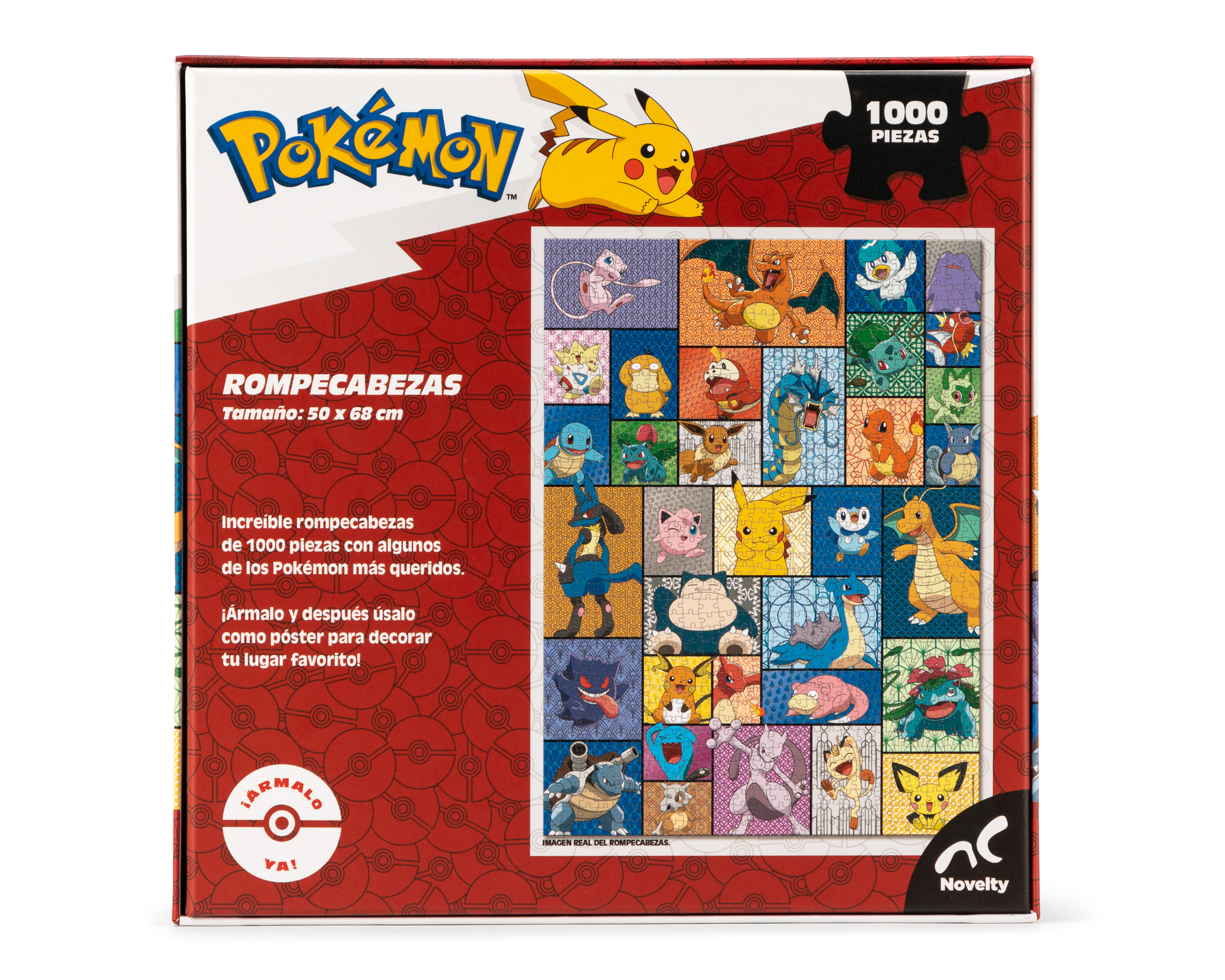 Foto 3 | Foto 3 | Rompecabezas Pokémon Novelty 1000 Piezas