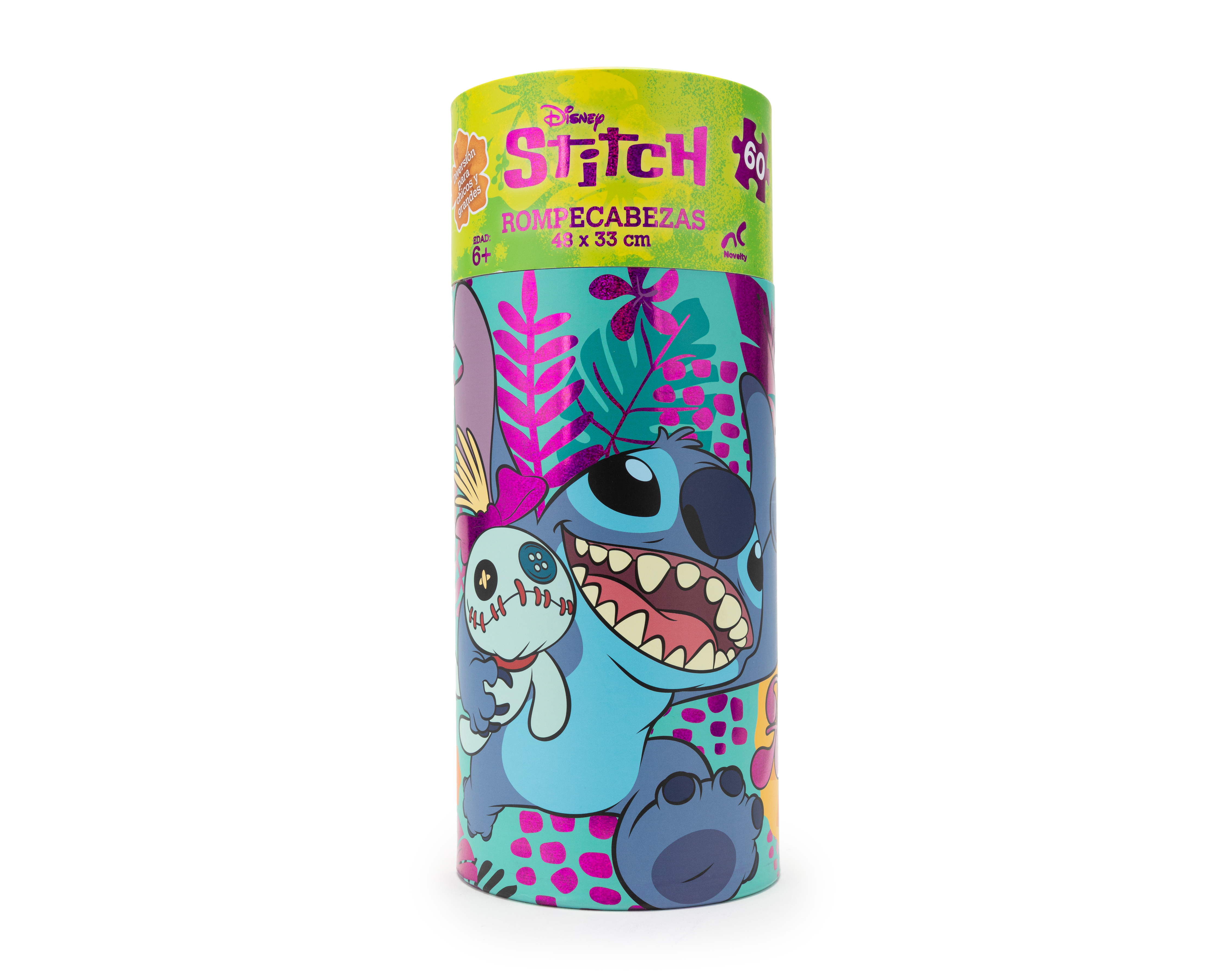 Foto 2 pulgar | Foto 1 | Rompecabezas Stitch Novelty 60 Piezas