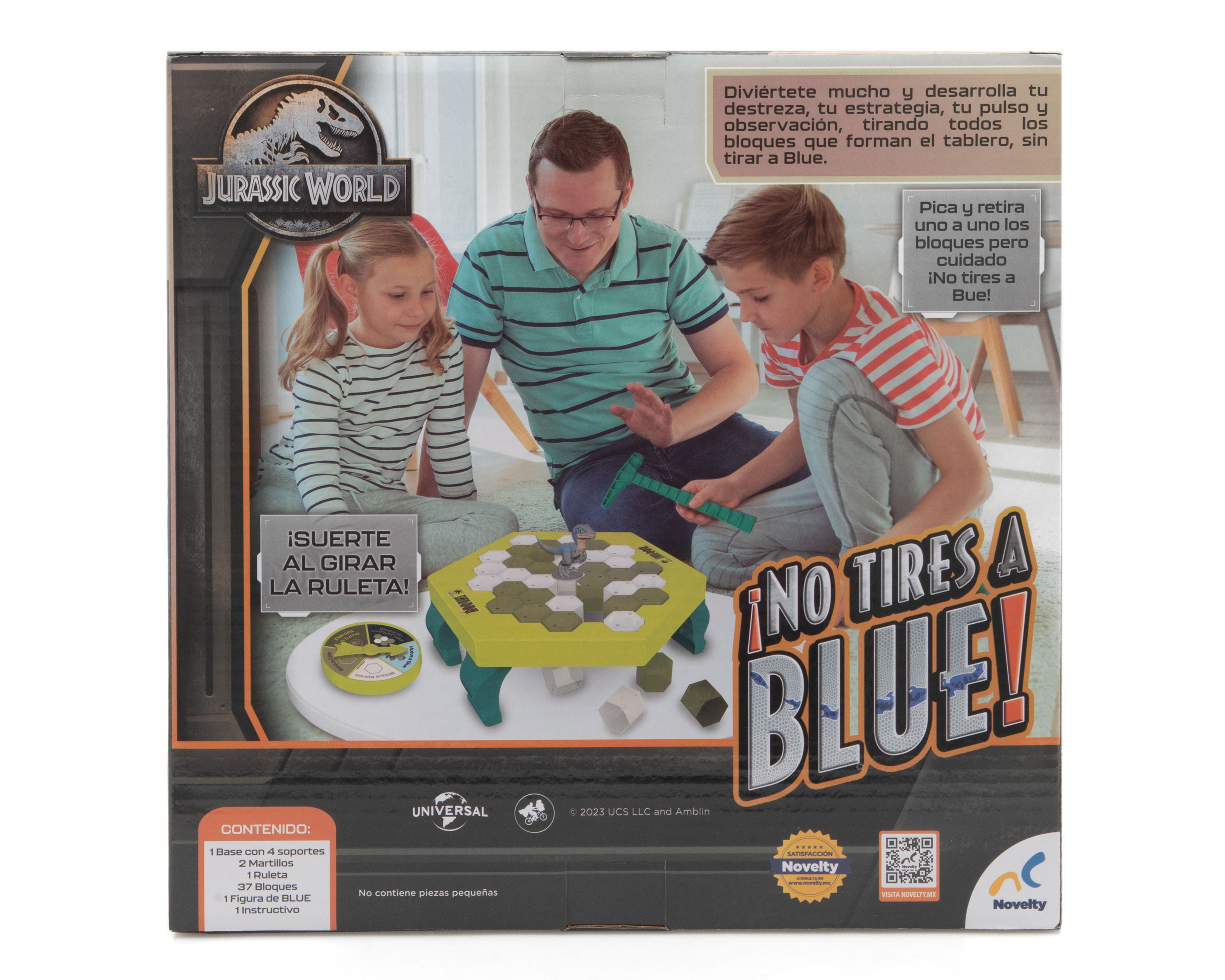 Foto 4 pulgar | Foto 3 | Juego de Mesa ¡No Tires a Blue! Jurassic World Novelty
