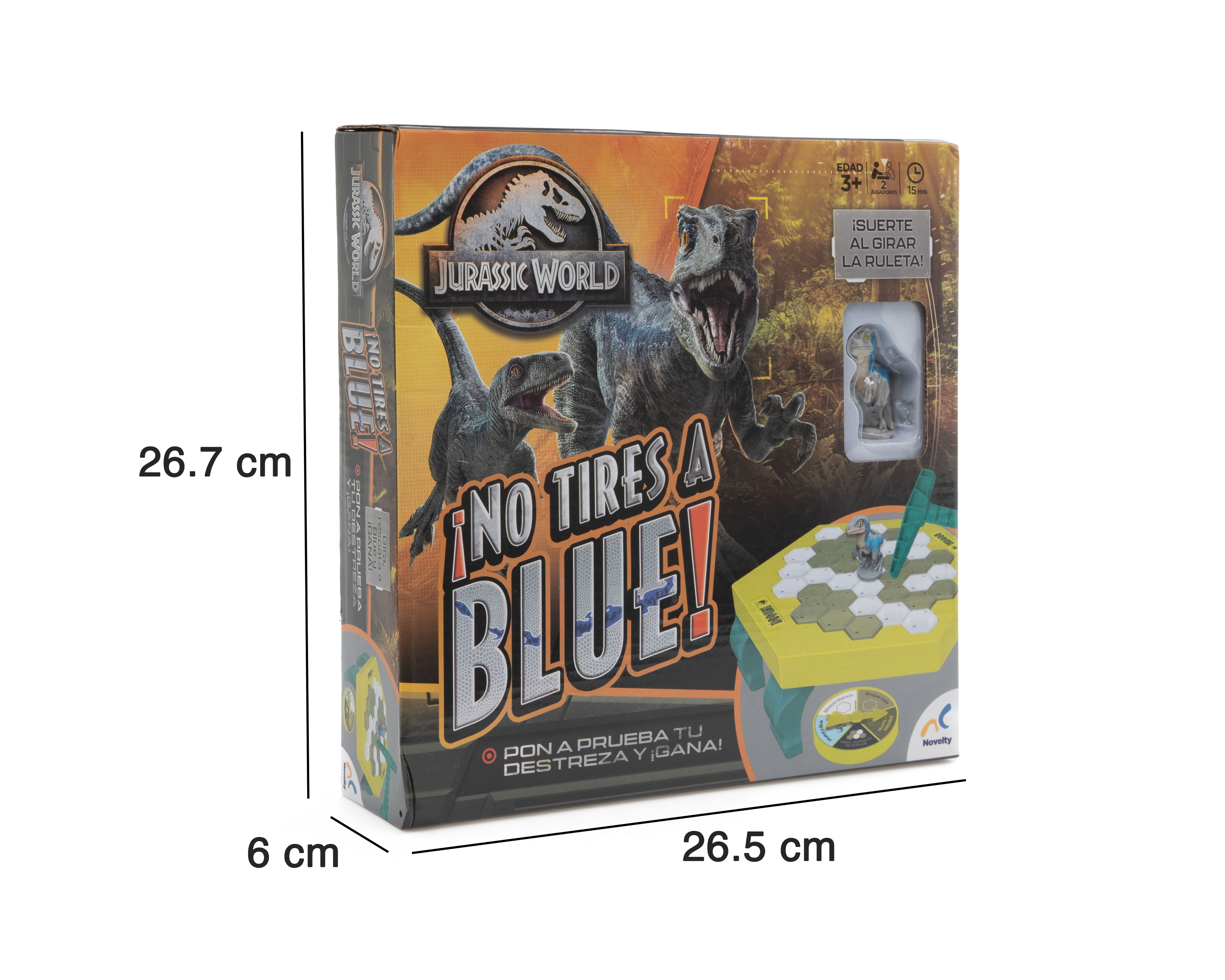 Foto 5 pulgar | Foto 4 | Juego de Mesa ¡No Tires a Blue! Jurassic World Novelty