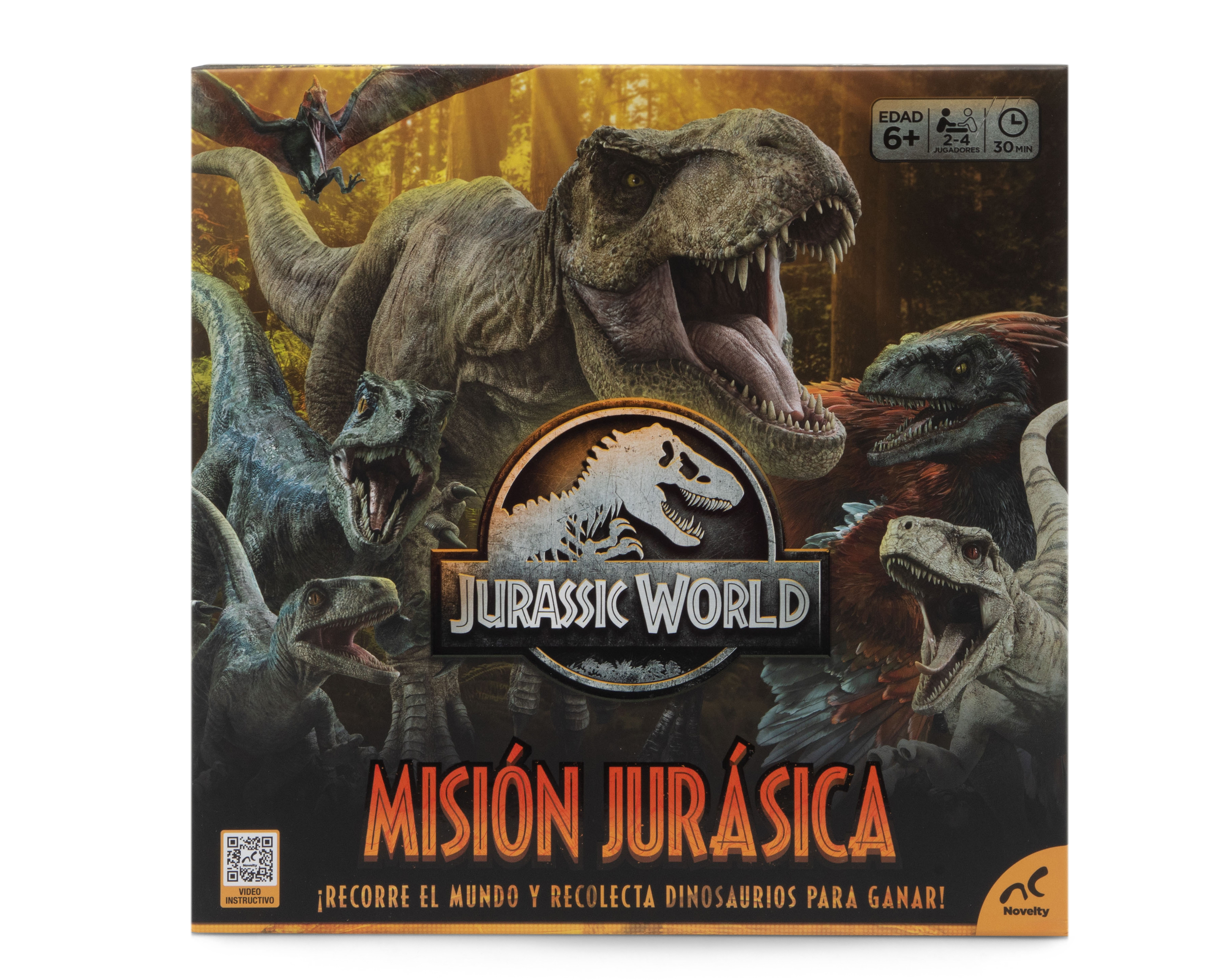 Foto 2 pulgar | Foto 1 | Juego de Mesa Misión Jurásica Jurassic World