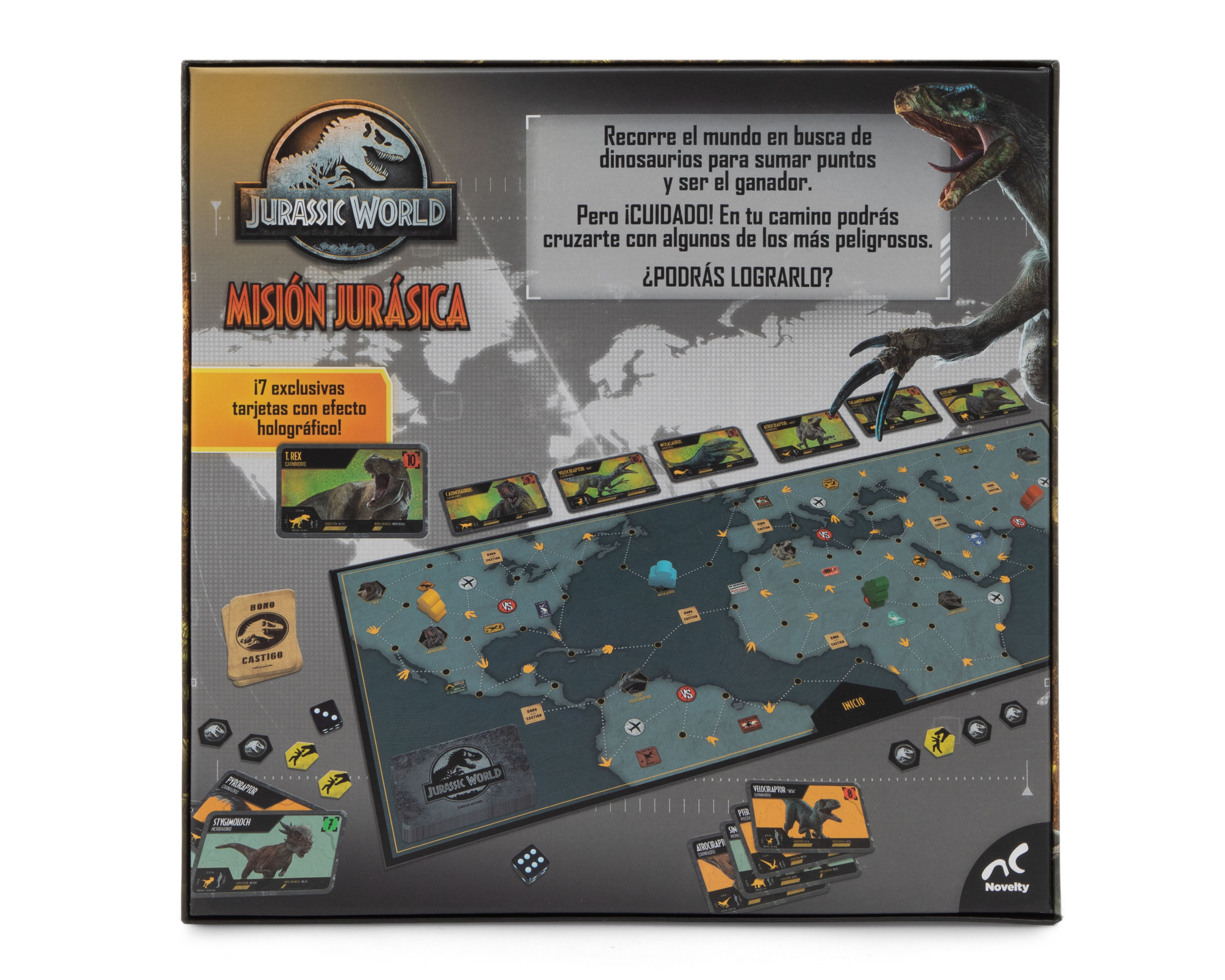 Foto 4 pulgar | Foto 3 | Juego de Mesa Misión Jurásica Jurassic World