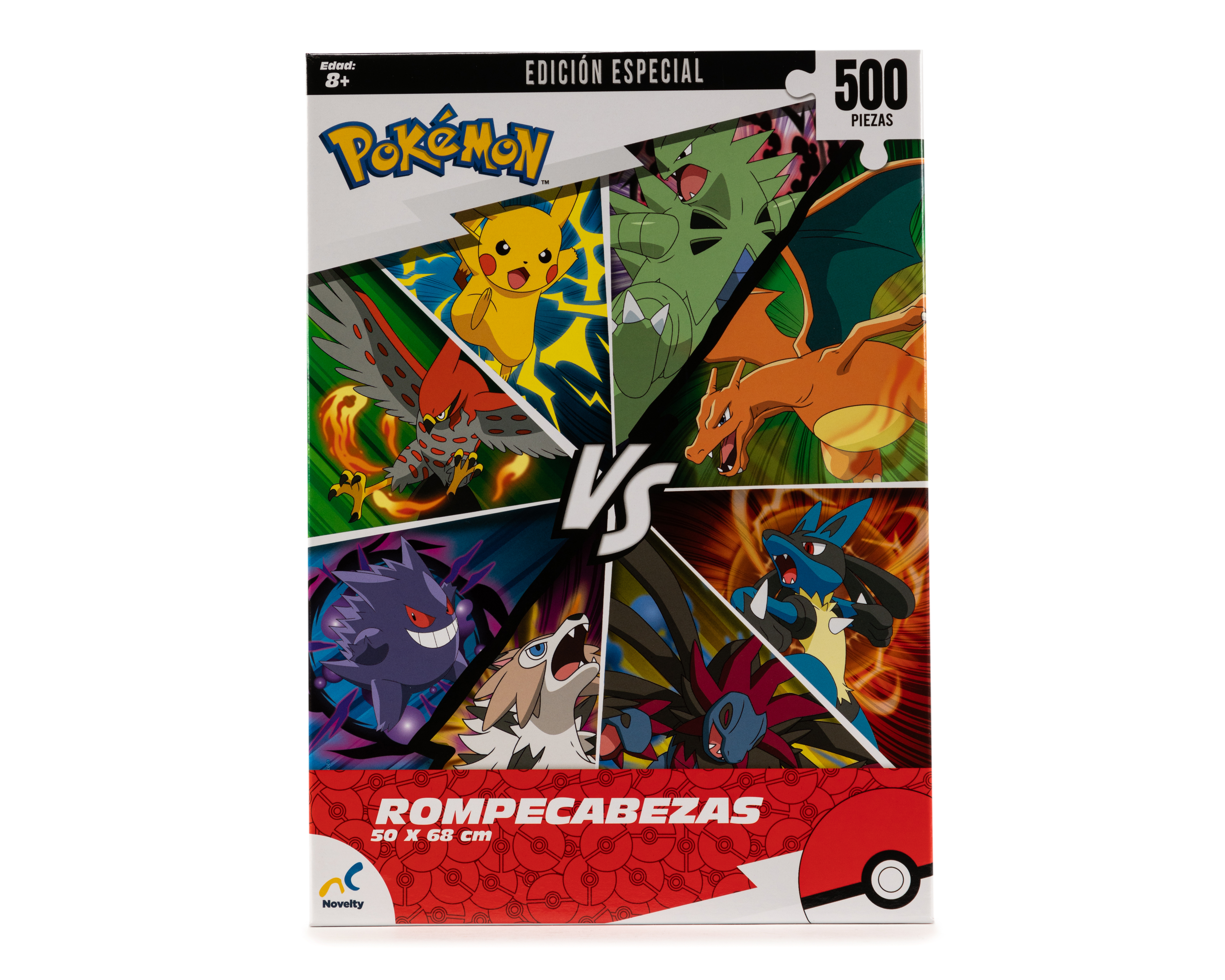 Foto 2 pulgar | Foto 1 | Rompecabezas Pokémon Novelty 500 Piezas