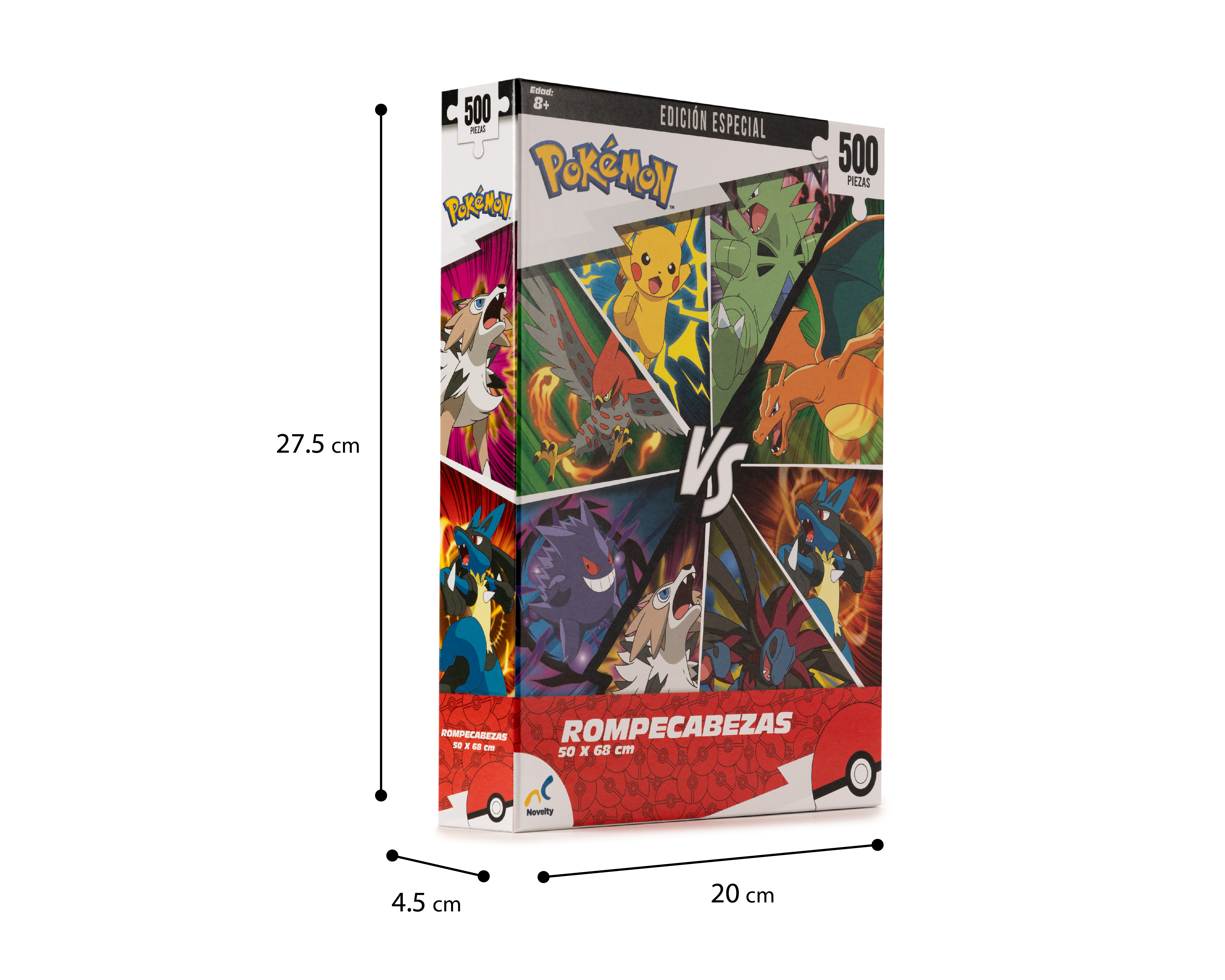 Foto 5 pulgar | Foto 4 | Rompecabezas Pokémon Novelty 500 Piezas