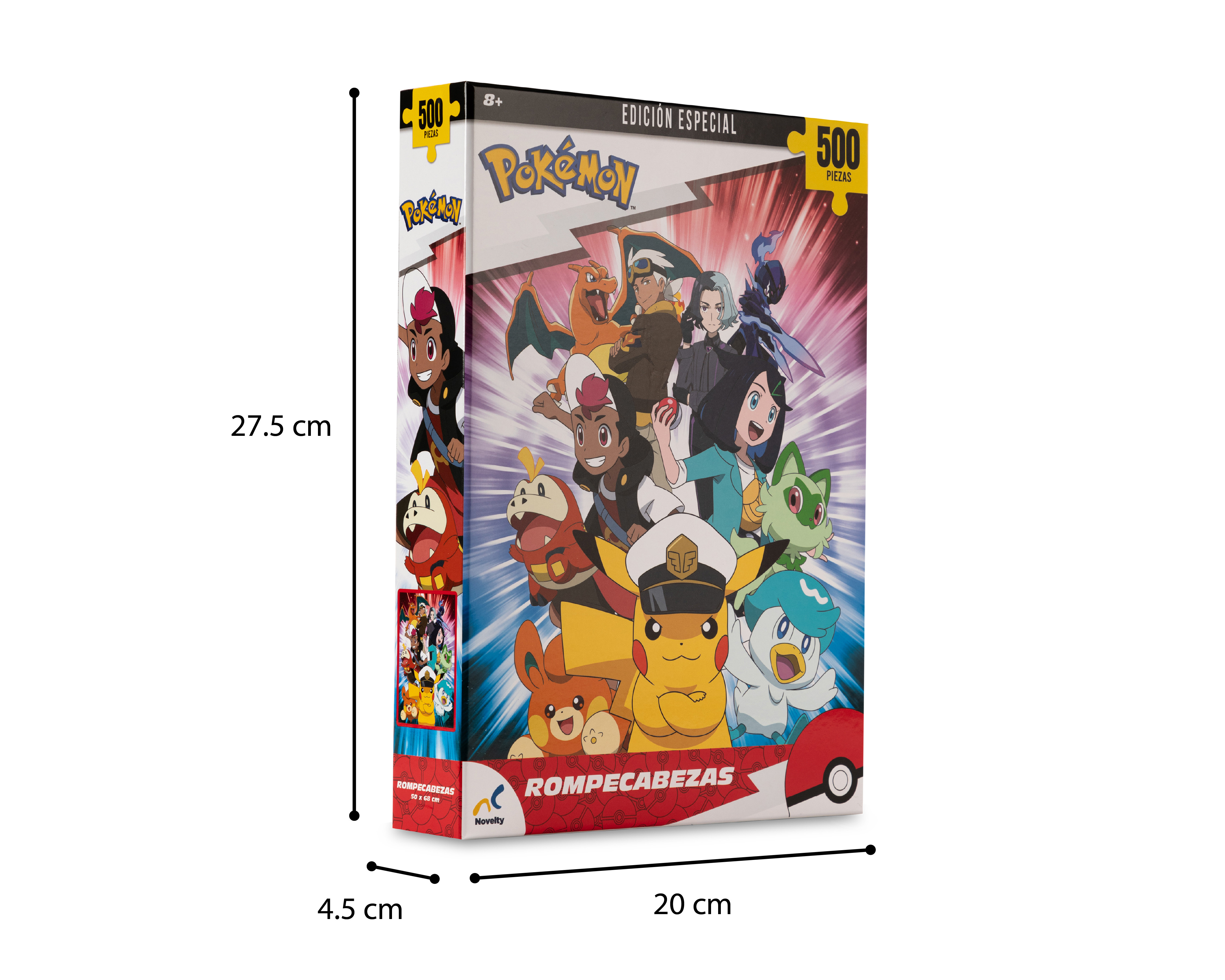 Foto 4 pulgar | Foto 3 | Rompecabezas Pokémon Novelty 500 Piezas