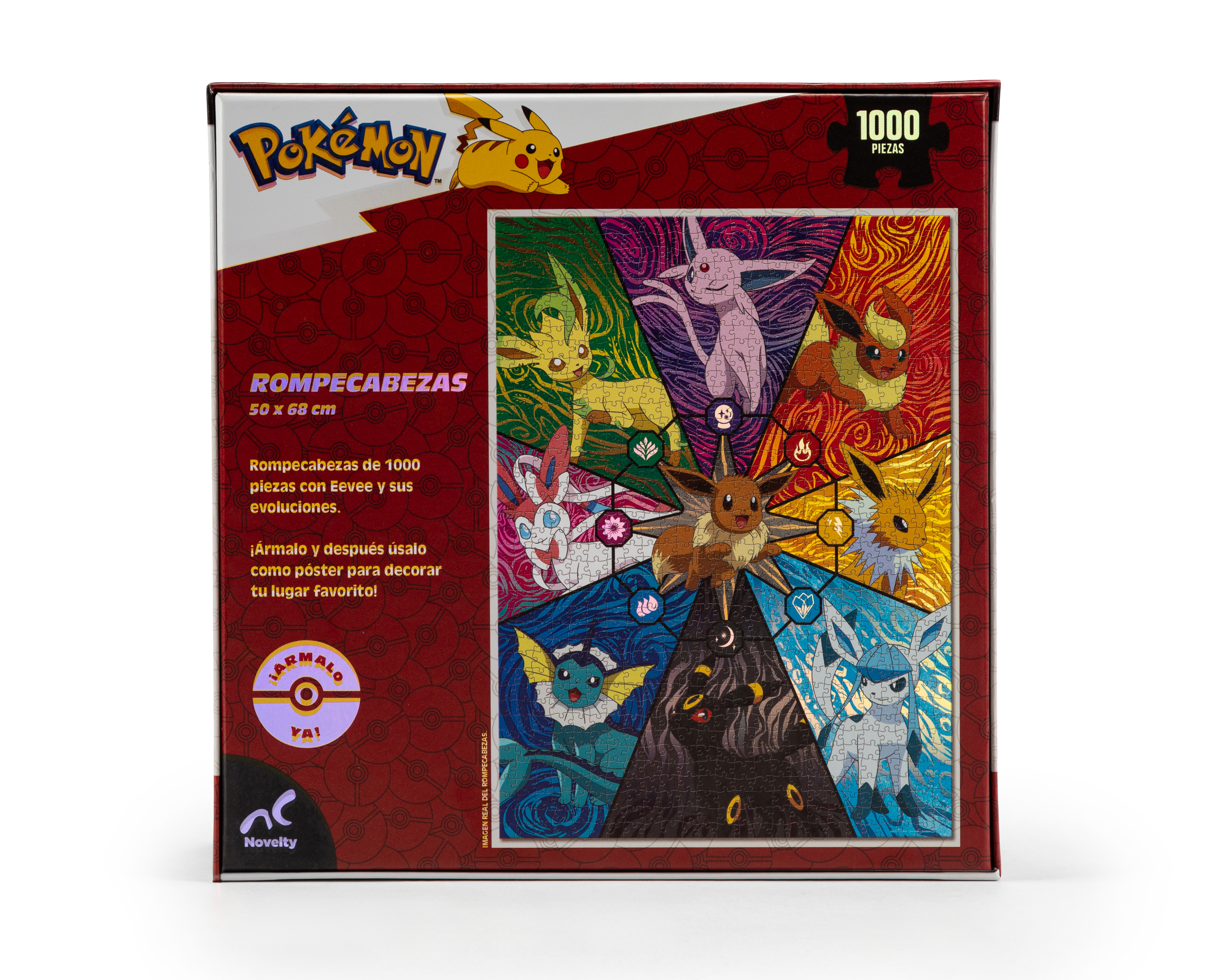 Foto 3 pulgar | Foto 2 | Rompecabezas Pokémon Novelty 1000 Piezas