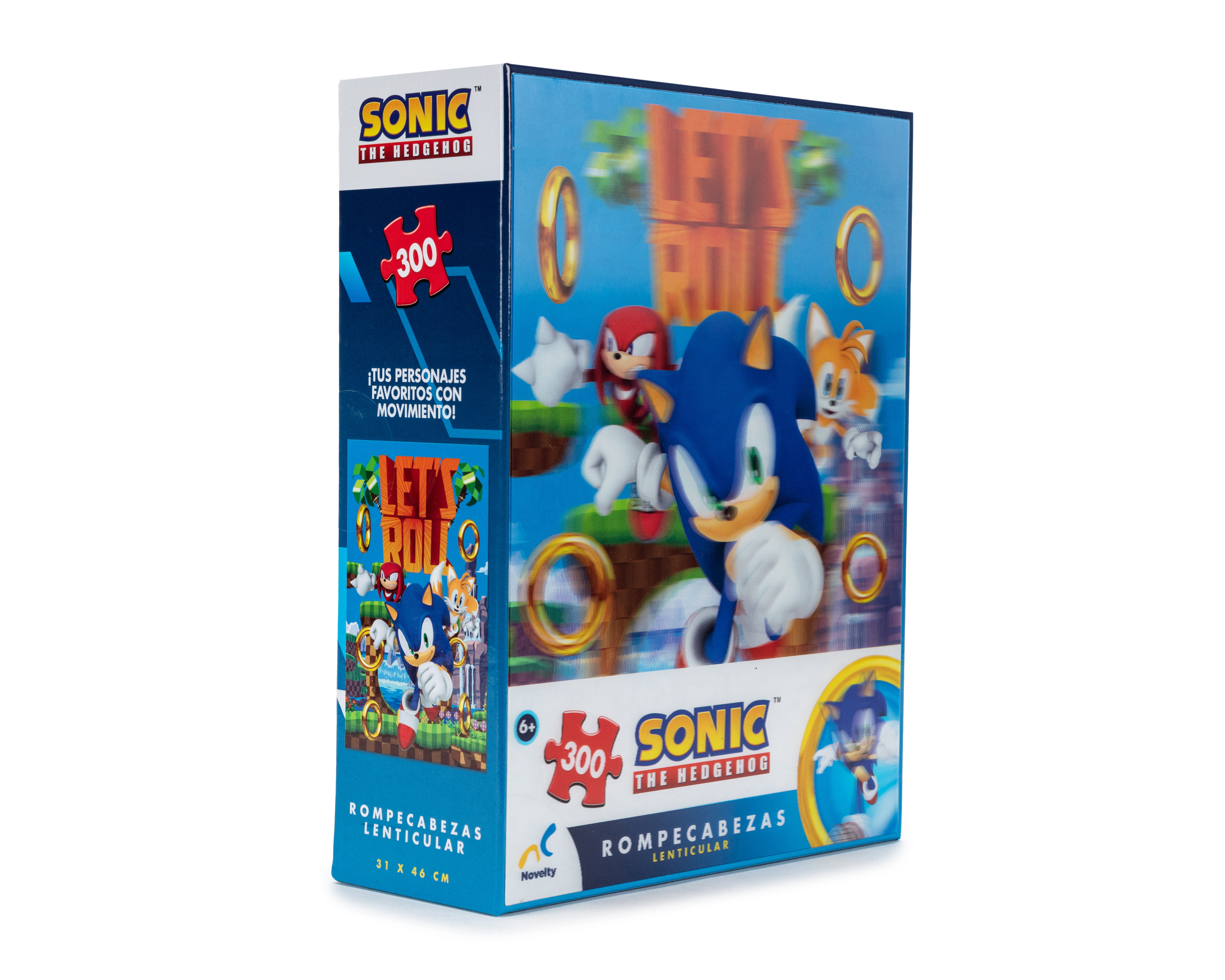 Foto 3 pulgar | Foto 2 | Rompecabezas Lenticular Sonic 300 Piezas