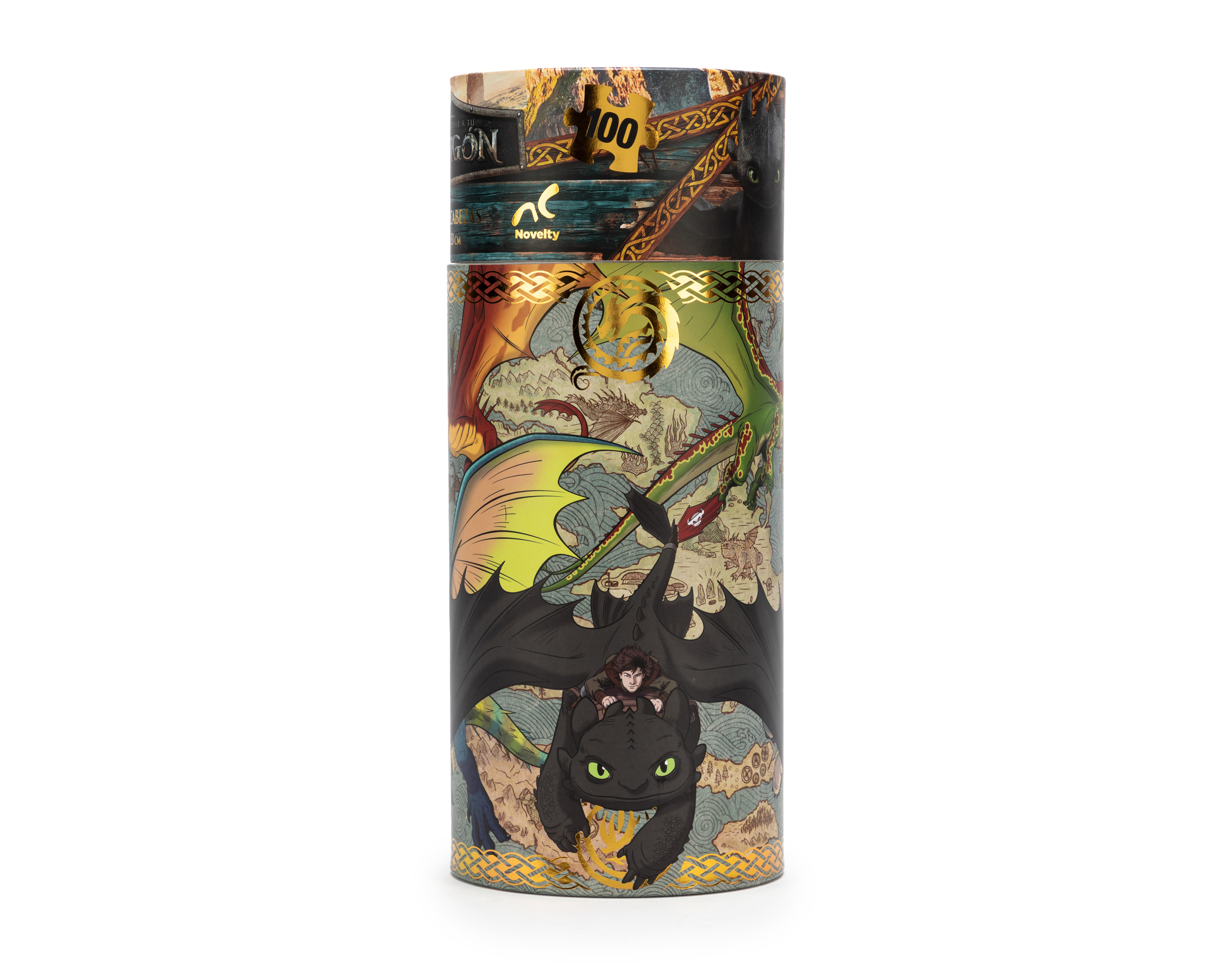 Foto 3 pulgar | Foto 2 | Rompecabezas Cómo Entrenar a tu Dragón Novelty 100 Piezas