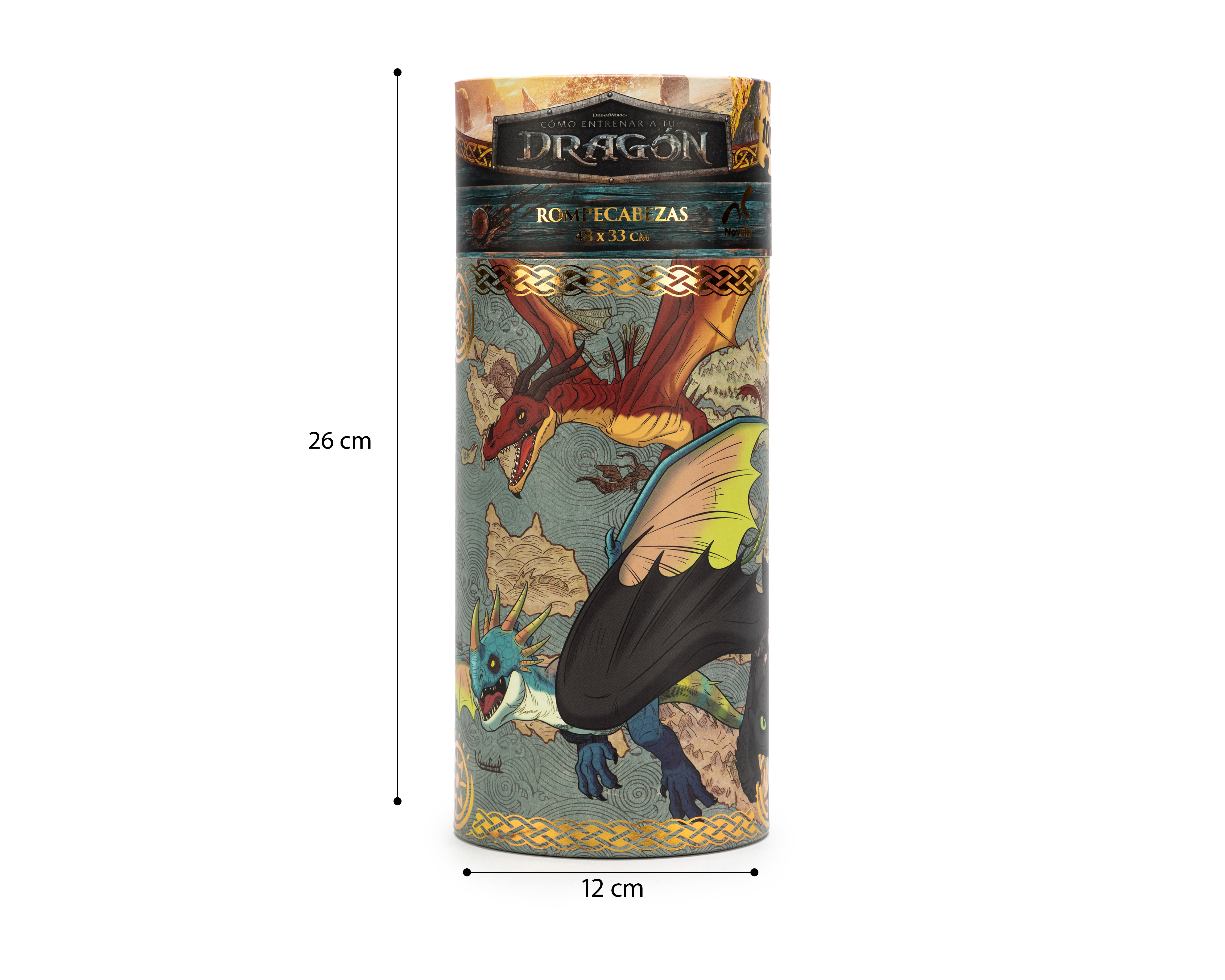 Foto 4 | Foto 4 | Rompecabezas Cómo Entrenar a tu Dragón Novelty 100 Piezas