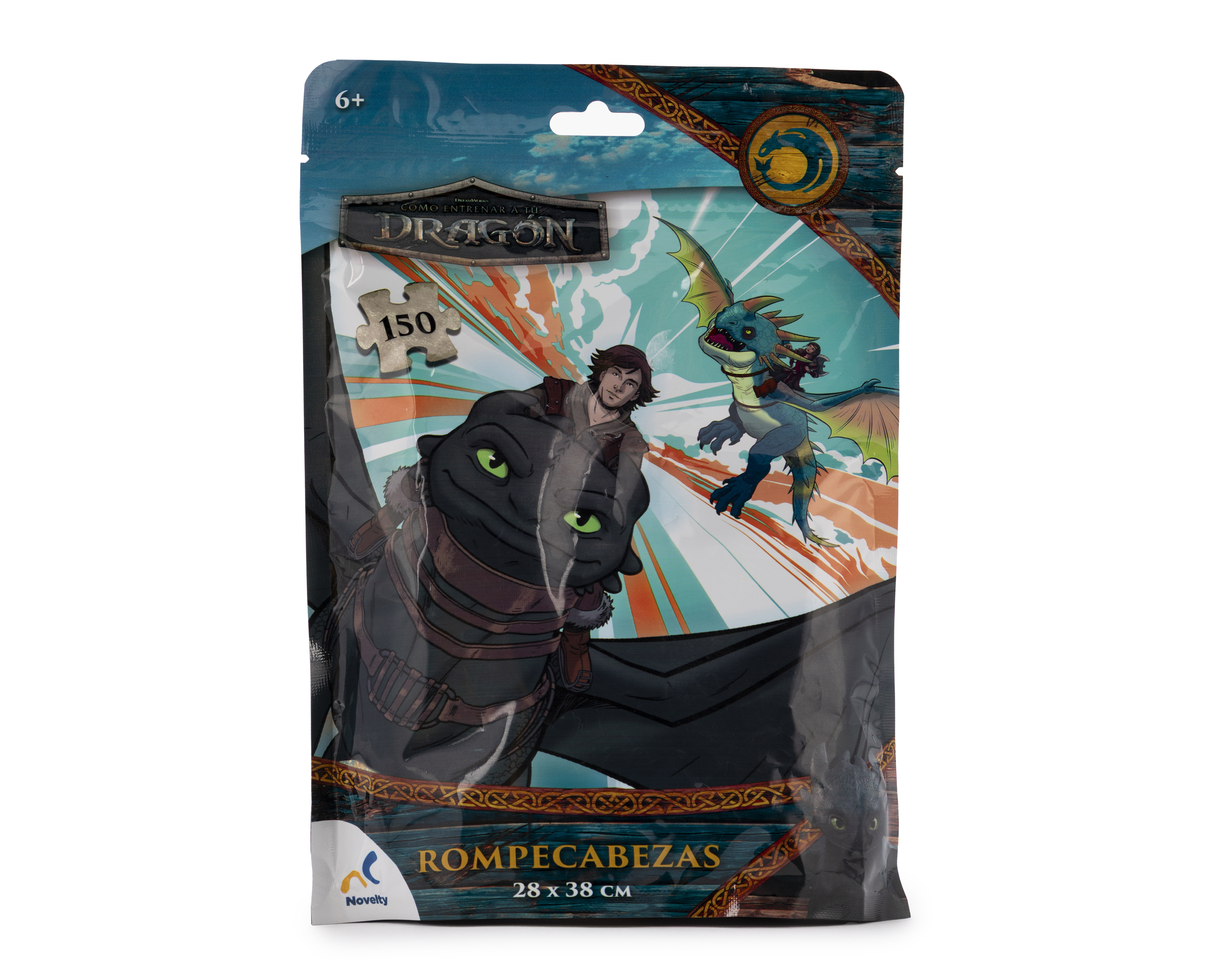 Foto 2 pulgar | Foto 1 | Rompecabezas Como Entrenar a tu Dragón Novelty 150 Piezas