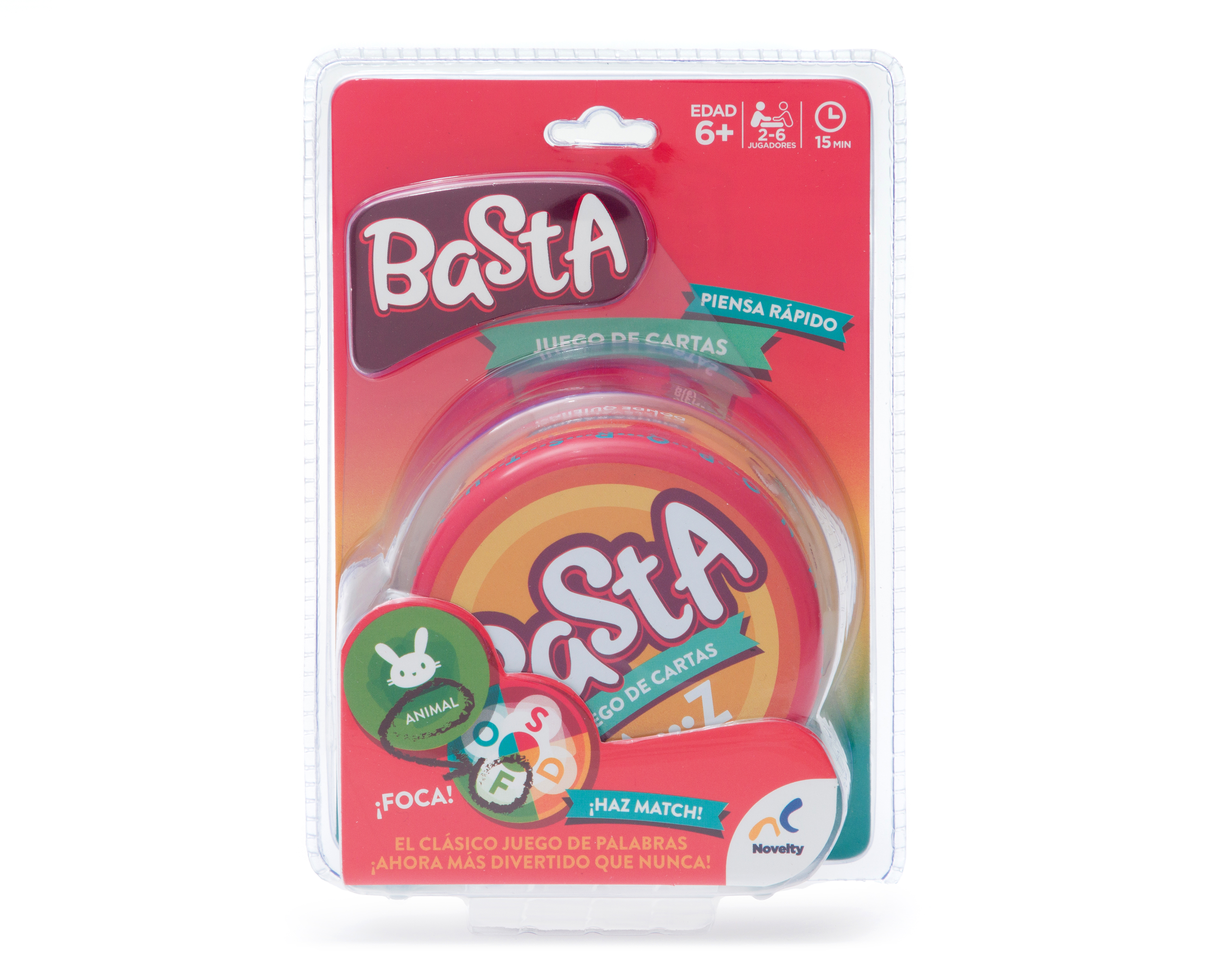 Foto 2 pulgar | Foto 1 | Juego de Cartas Basta Novelty Tin Blister