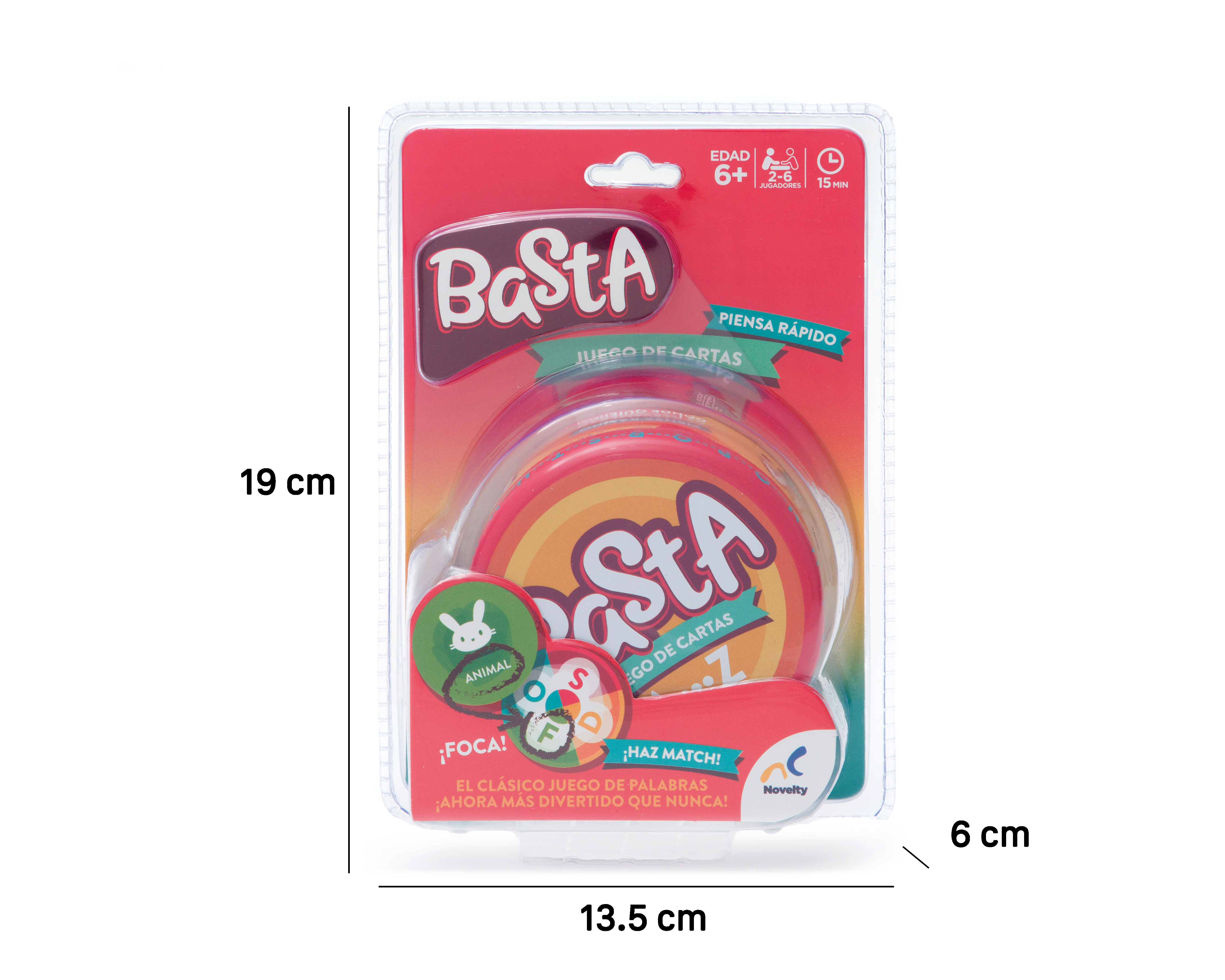 Foto 5 pulgar | Foto 4 | Juego de Cartas Basta Novelty Tin Blister