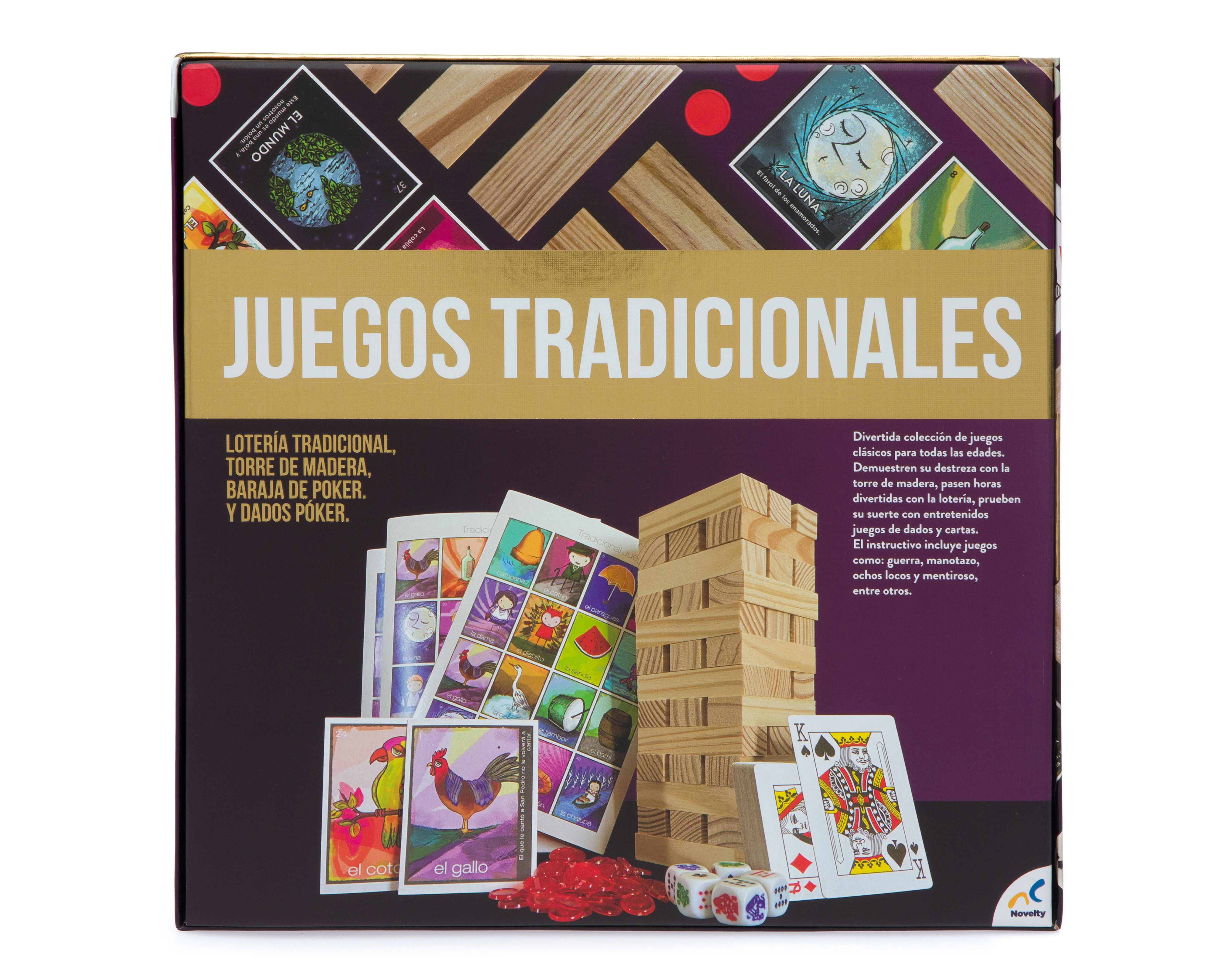 Foto 3 pulgar | Foto 2 | Set de Juegos Tradicionales Novelty