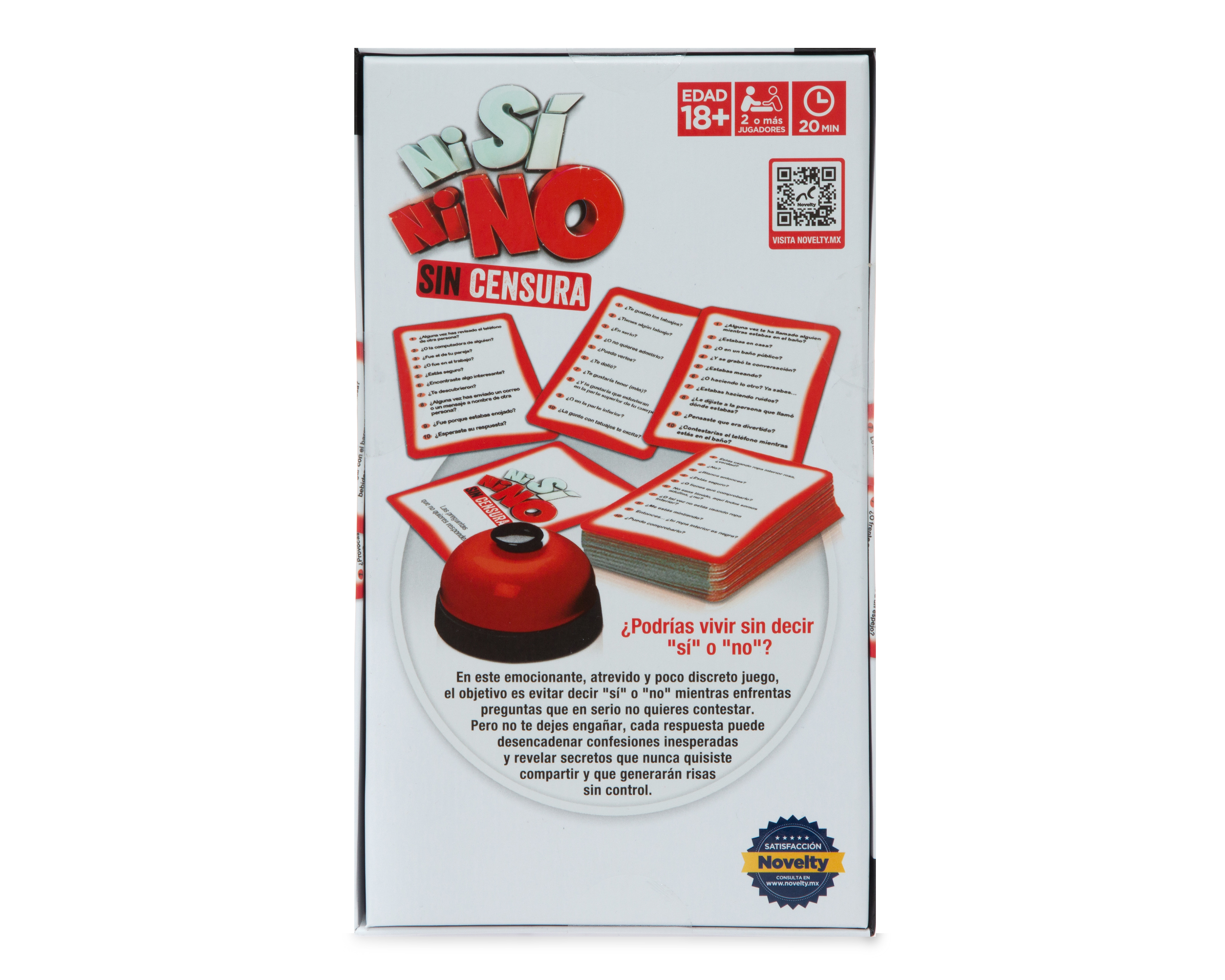 Foto 2 | Foto 2 | Juego de Mesa Ni Sí Ni No Sin Censura Novelty