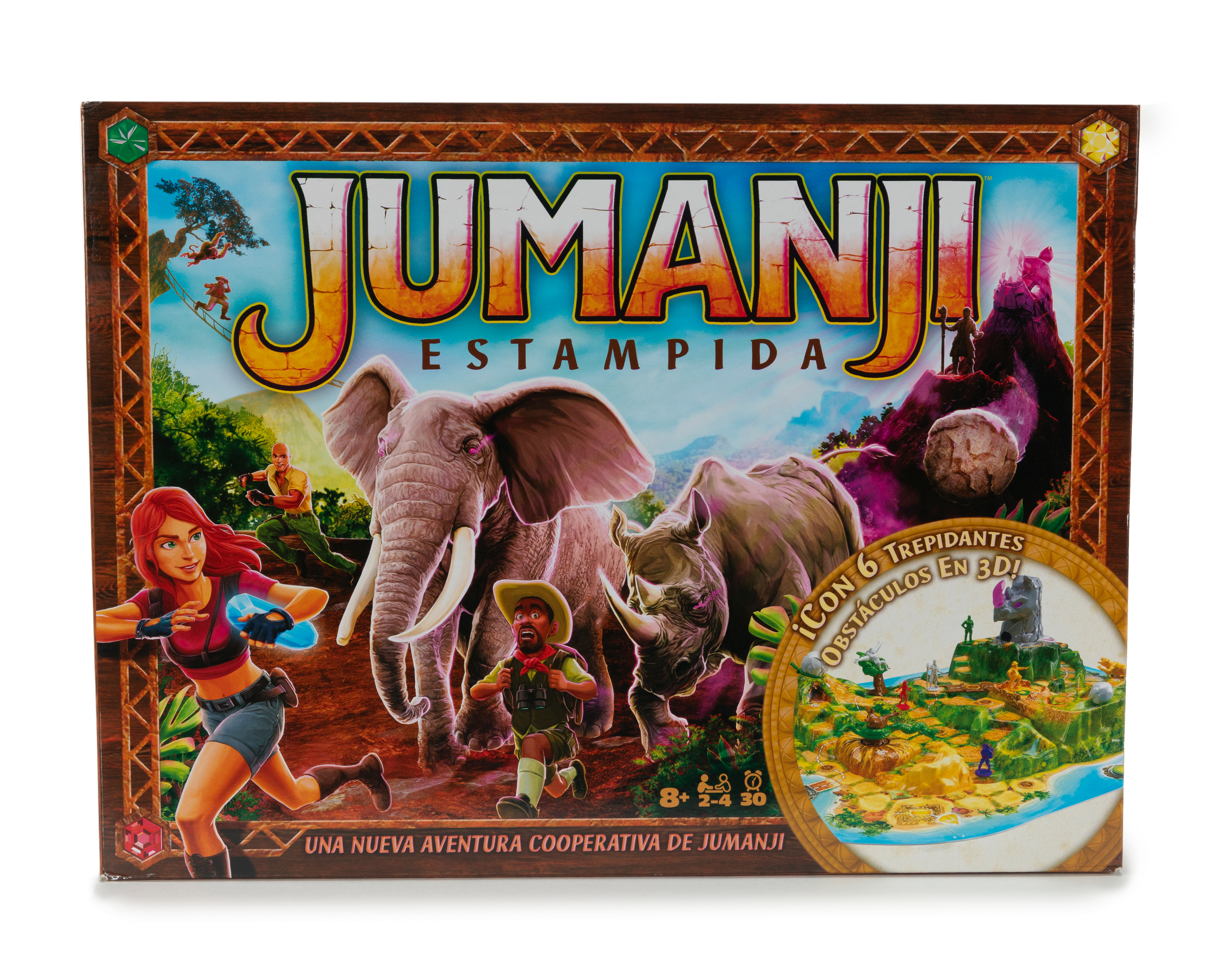 Foto 2 pulgar | Foto 1 | Juego de Mesa Jumanji Estampida Spin Master