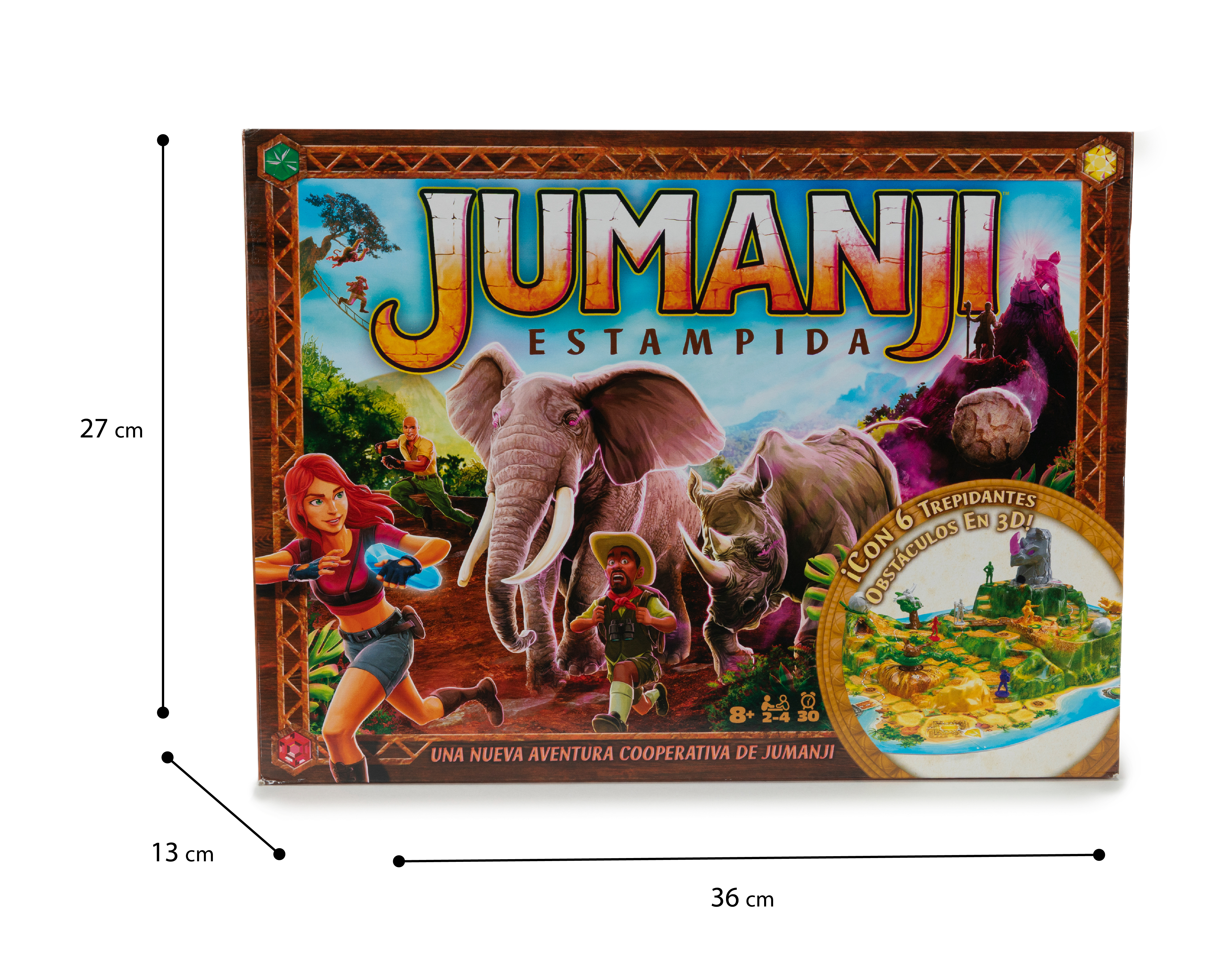 Foto 5 pulgar | Foto 4 | Juego de Mesa Jumanji Estampida Spin Master