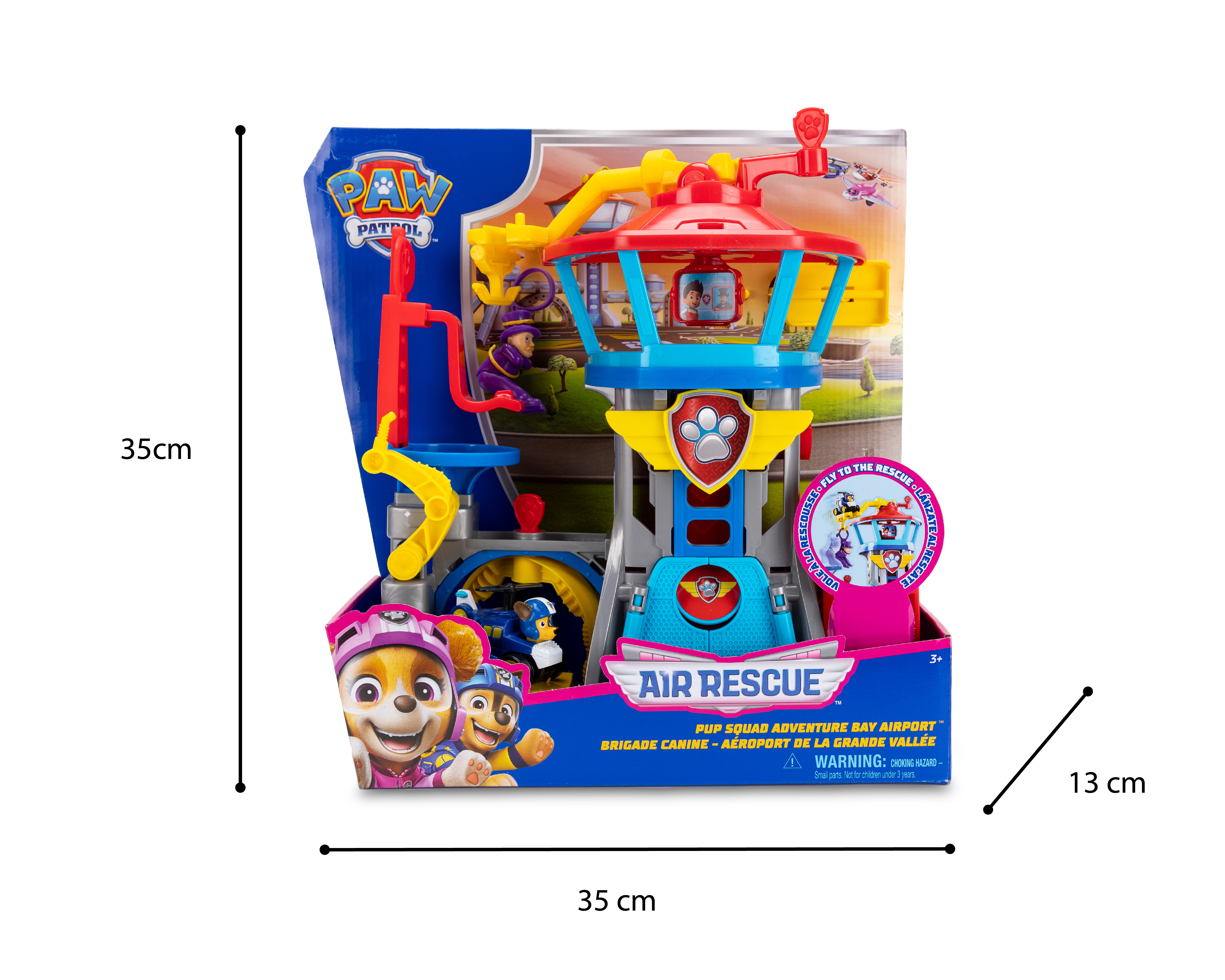 Foto 5 pulgar | Foto 4 | Set de Juego Paw Patrol Air Rescue Pup Squad Adventure Bay Airport