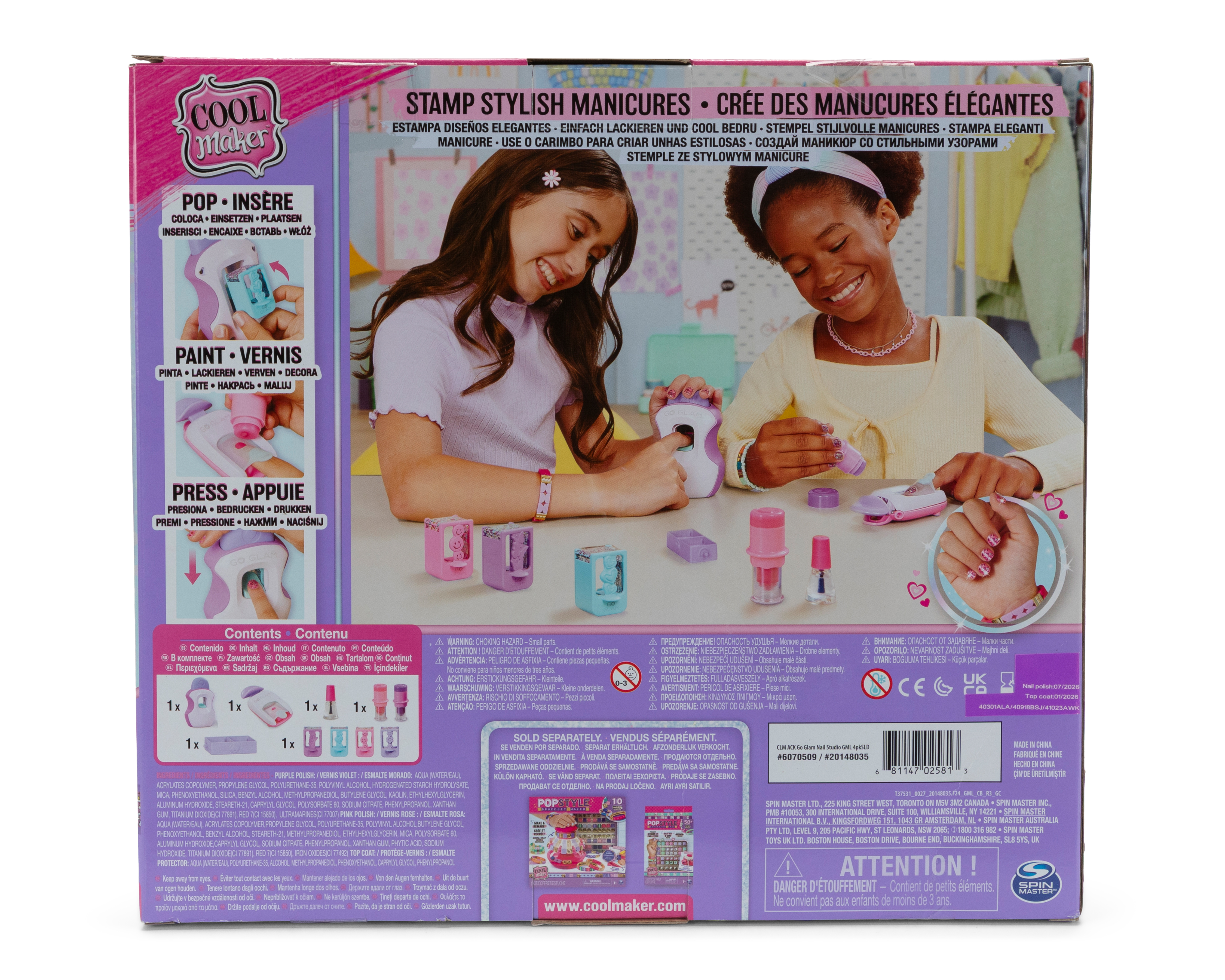 Foto 4 | Foto 4 | Juego de Uñas y Manicure Spin Master Go Glam! Nail Studio