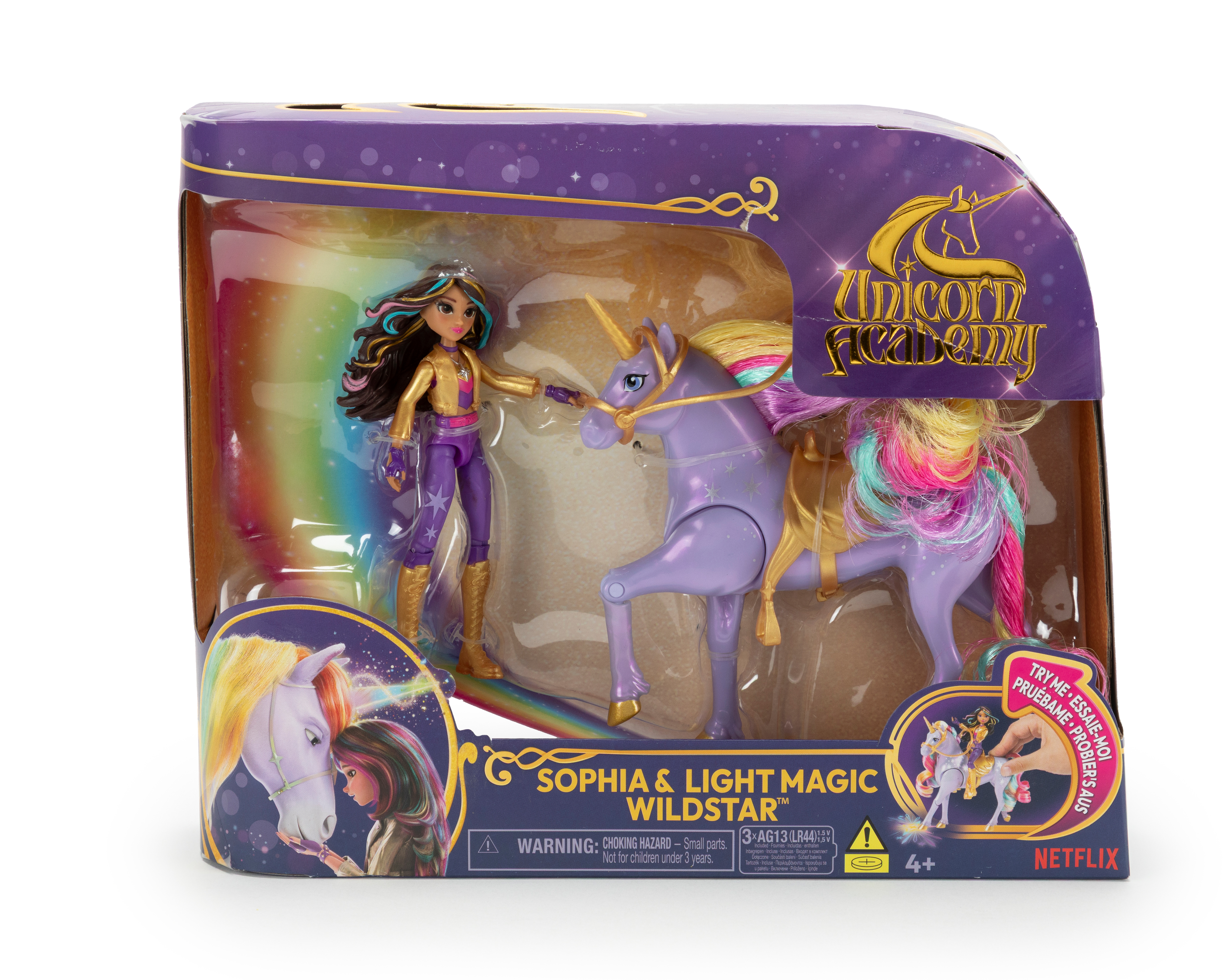 Foto 5 pulgar | Foto 4 | Set de Figuras Sophia & Light Magic Wildstar Unicorn Academy Spin Master