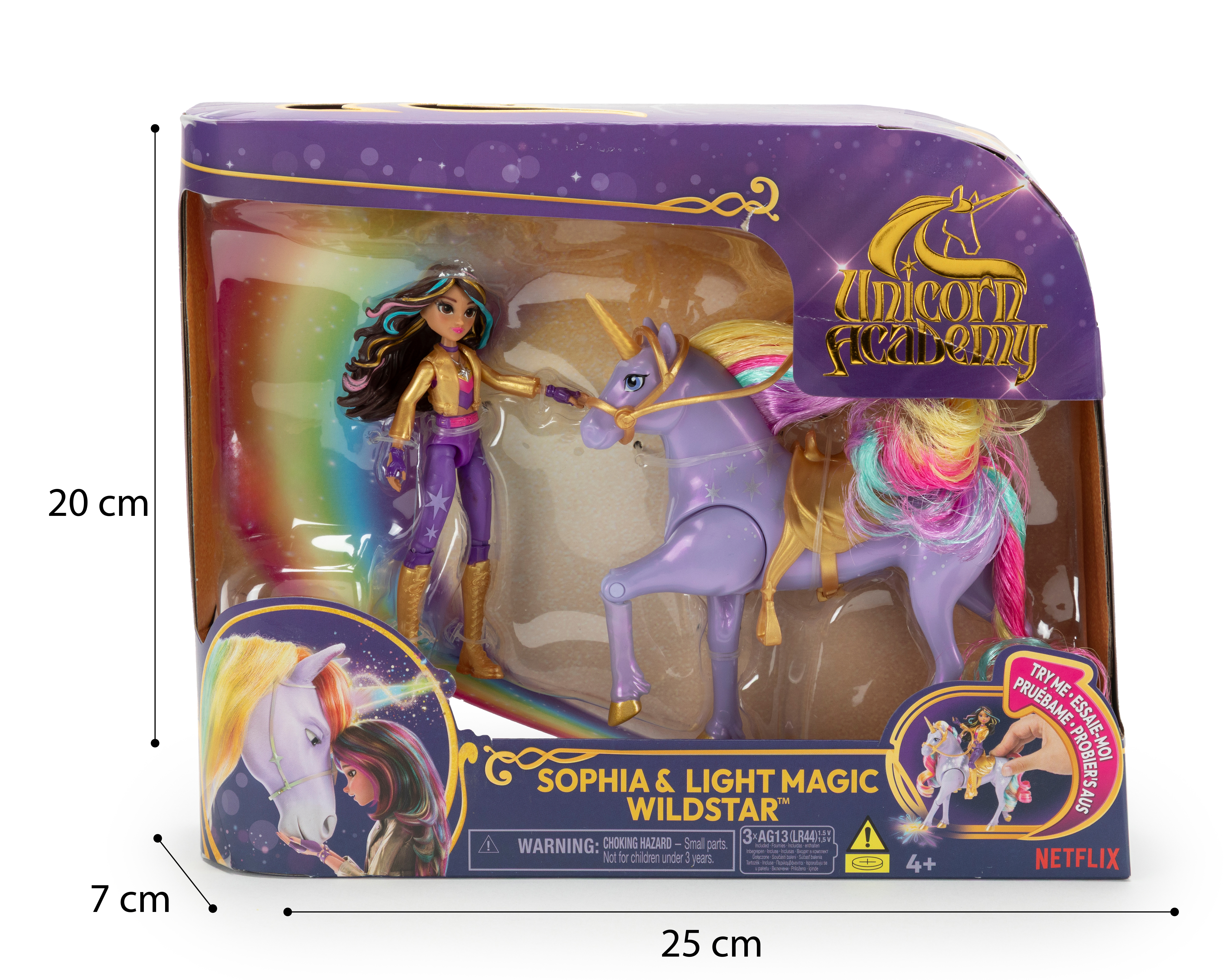 Foto 6 pulgar | Foto 5 | Set de Figuras Sophia & Light Magic Wildstar Unicorn Academy Spin Master