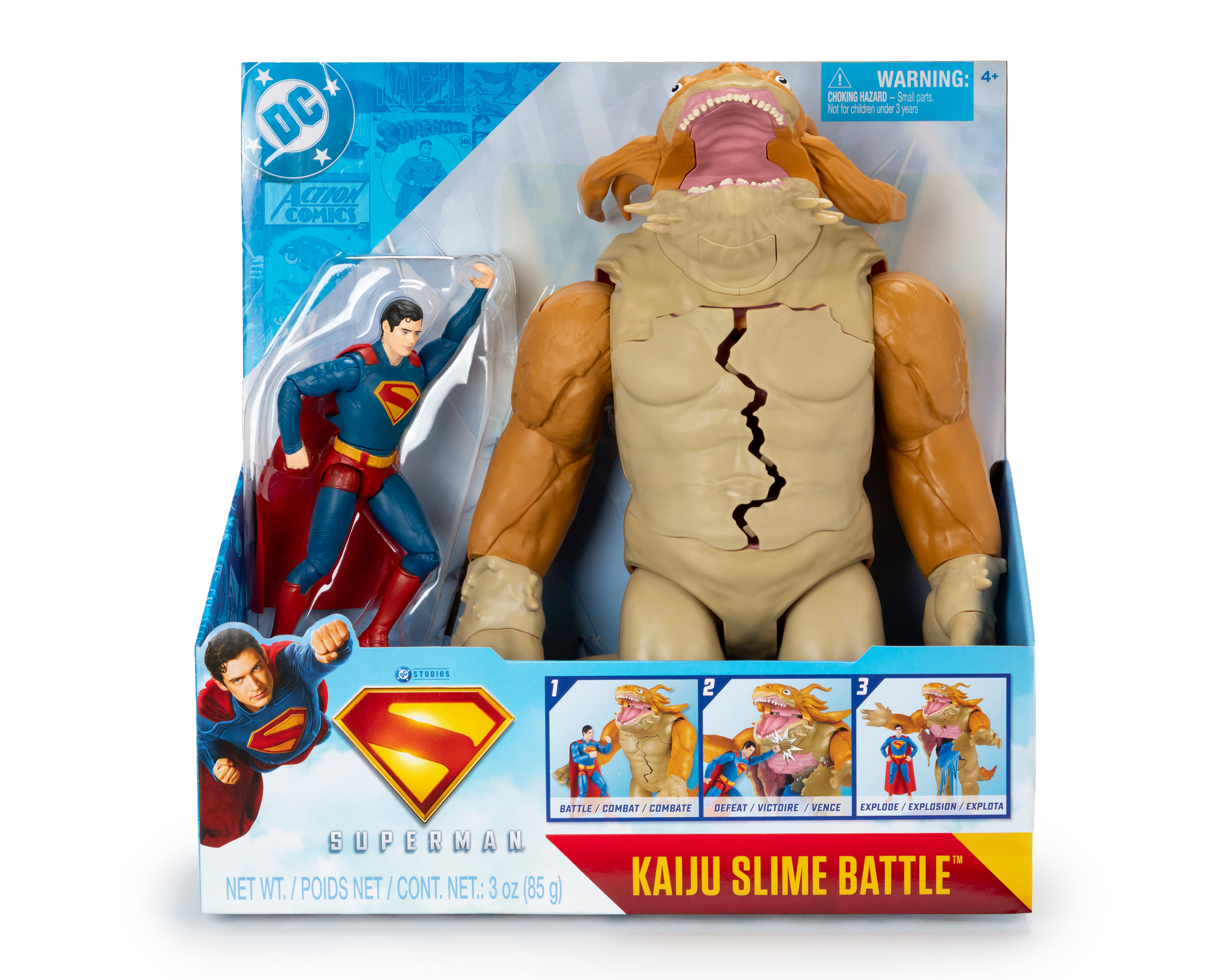 Foto 5 pulgar | Foto 4 | Superman Figura de Acción Spin Master Kaiju Slime Battle