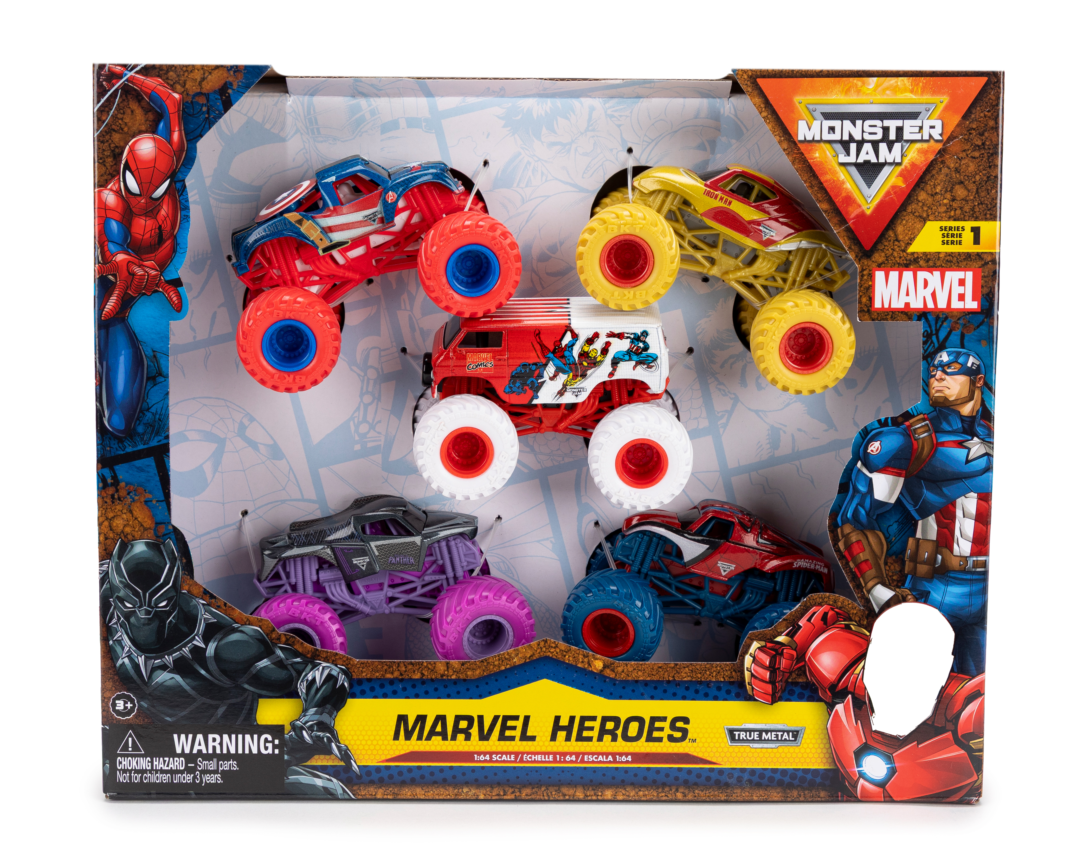 Foto 2 pulgar | Foto 1 | Carros Monster Jam 5 Piezas