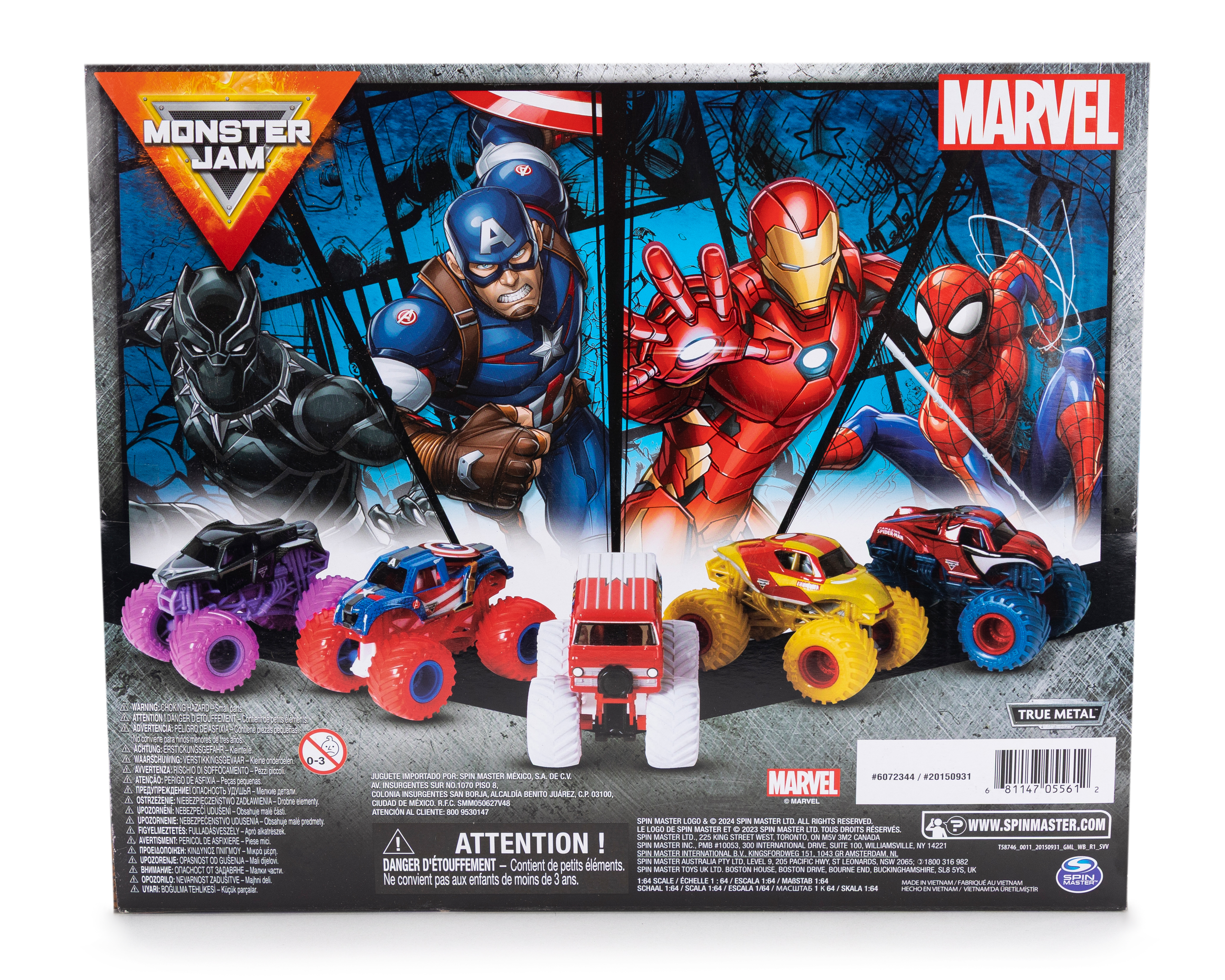 Foto 2 | Foto 2 | Carros Monster Jam 5 Piezas