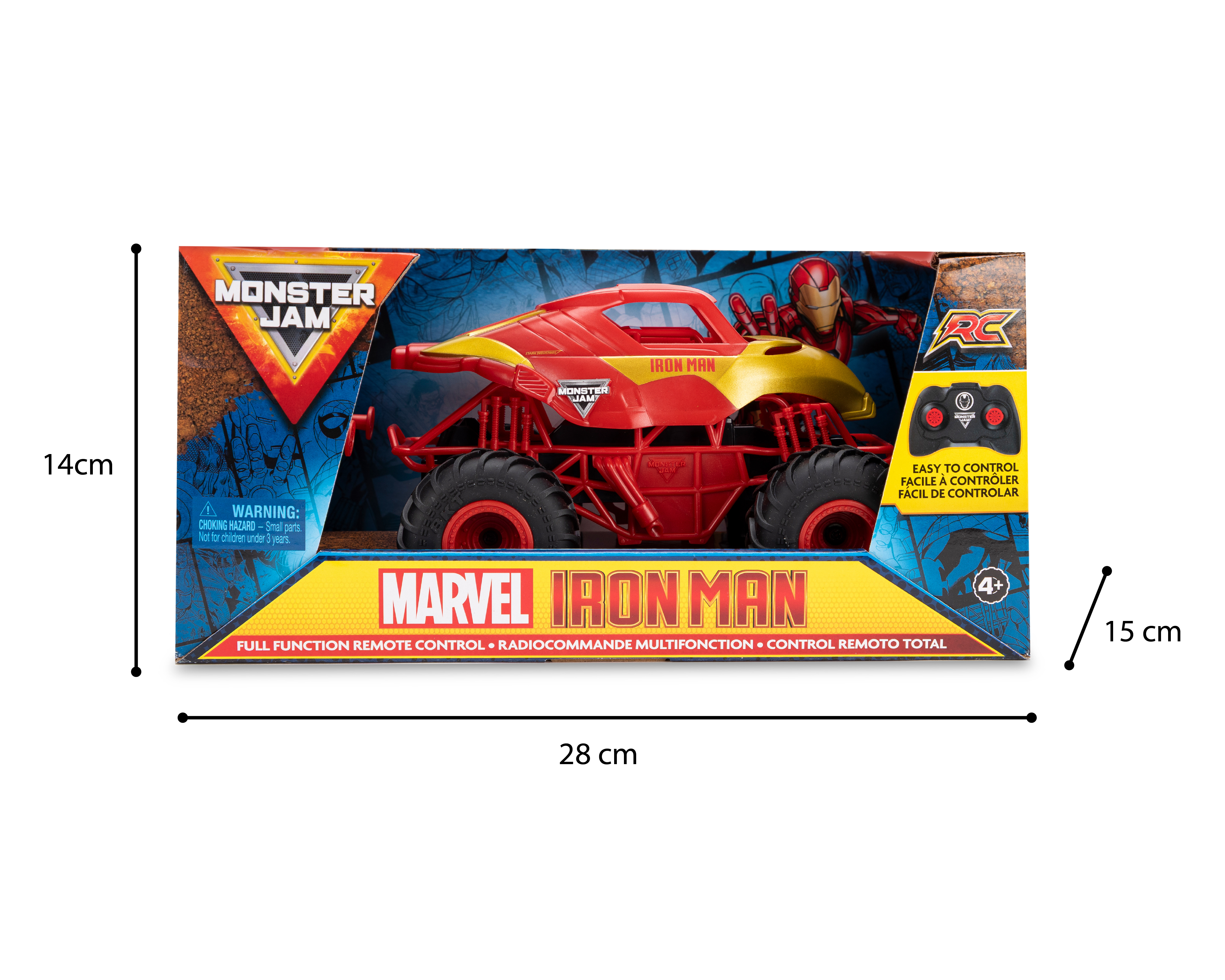 Foto 8 | Foto 8 | Carro de Control Remoto Monster Jam Iron Man