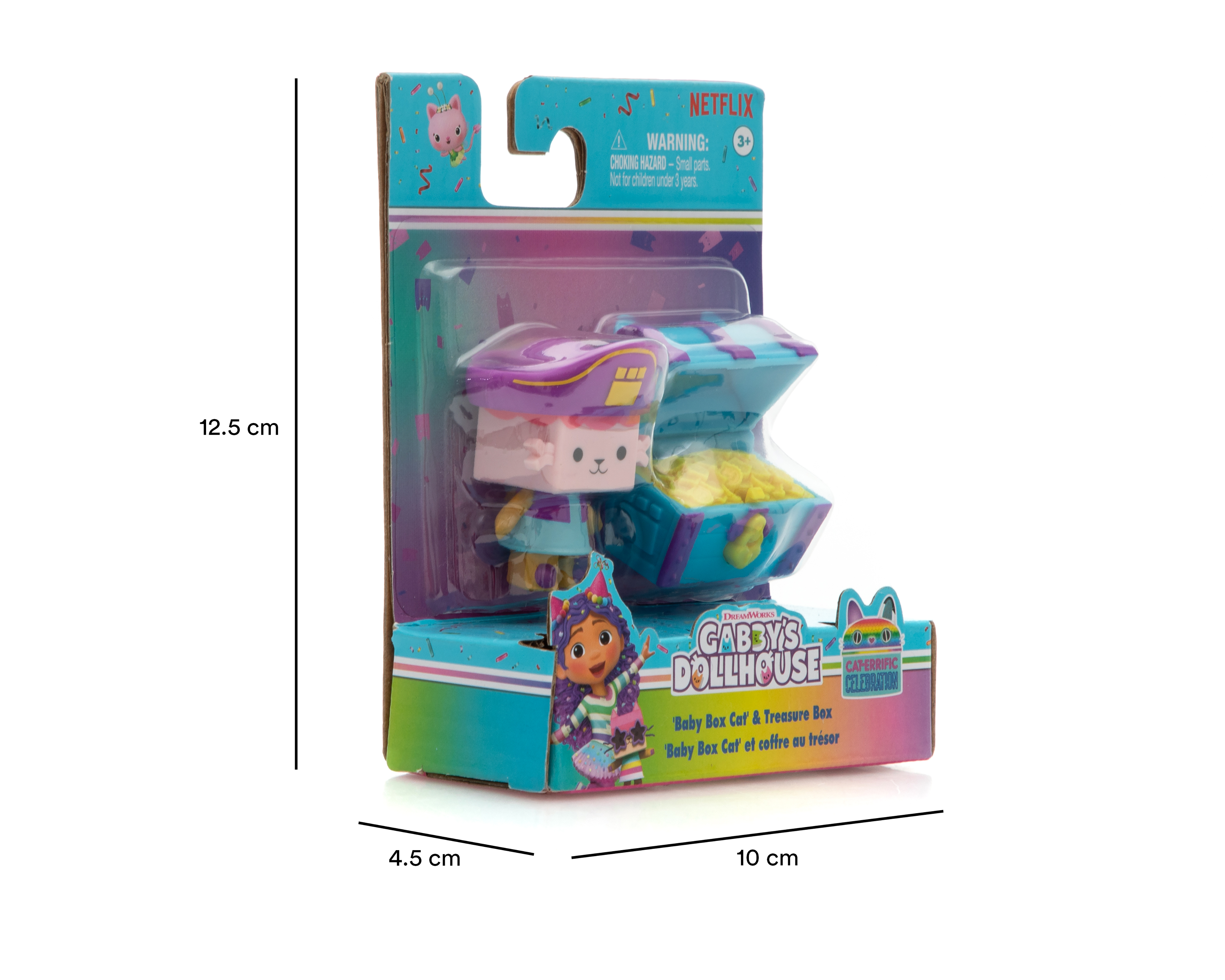 Foto 6 | Foto 6 | Baby Box Cat & Treasure Box Gabby's Dollhouse Cat-errific Celebration