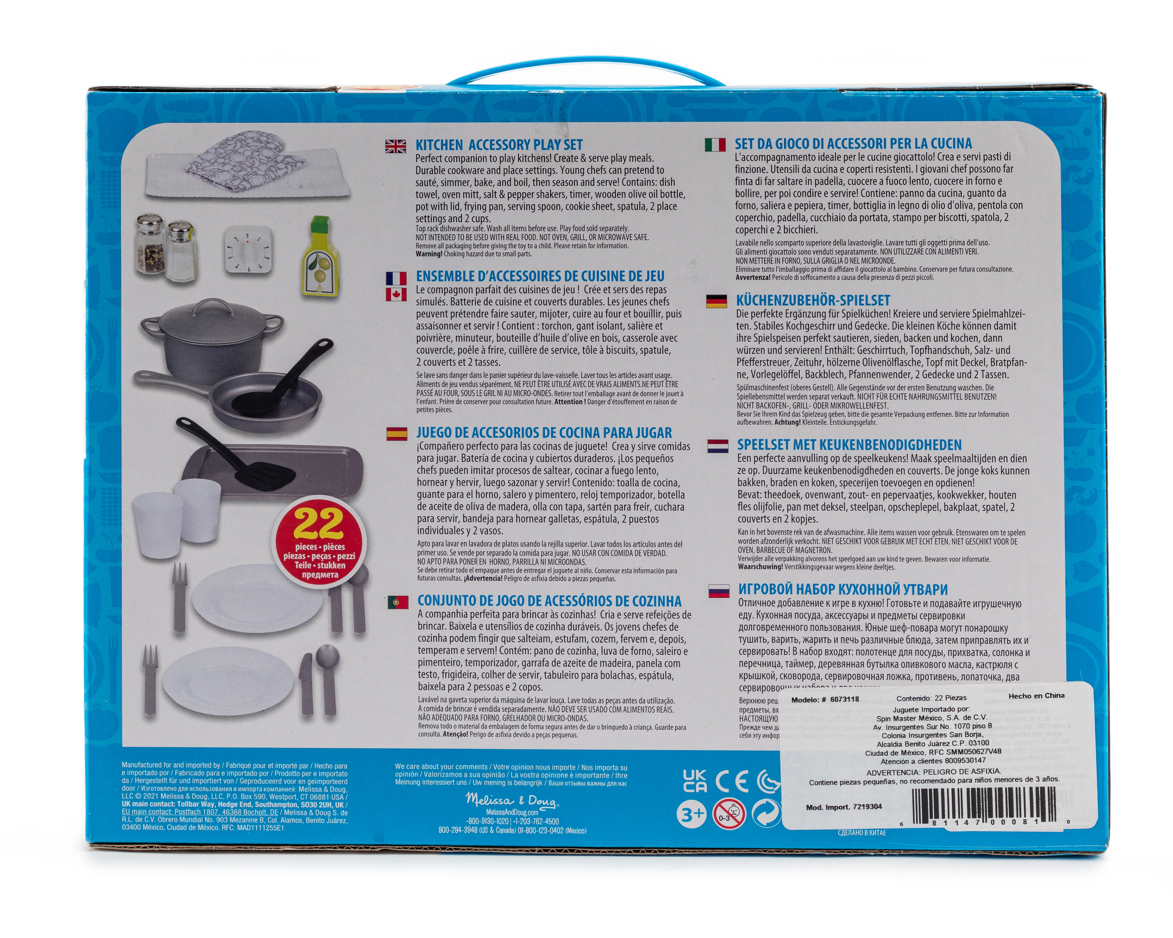 Foto 5 | Foto 5 | Juego de Accesorios de Cocina Melissa & Doug 22 Piezas