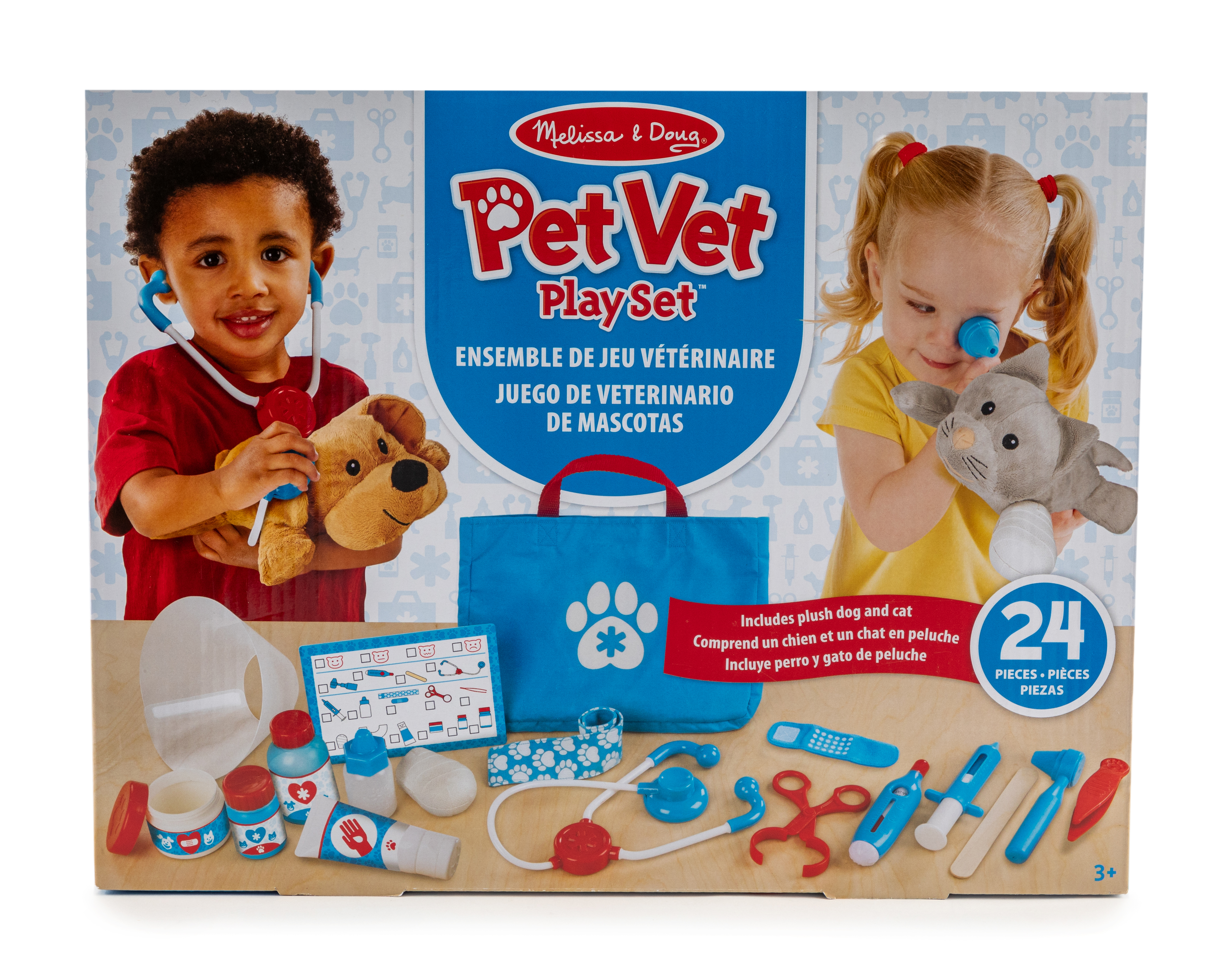Foto 4 | Foto 4 | Juego de Veterinario de Mascotas Pet Vet Melissa & Doug 24 Piezas