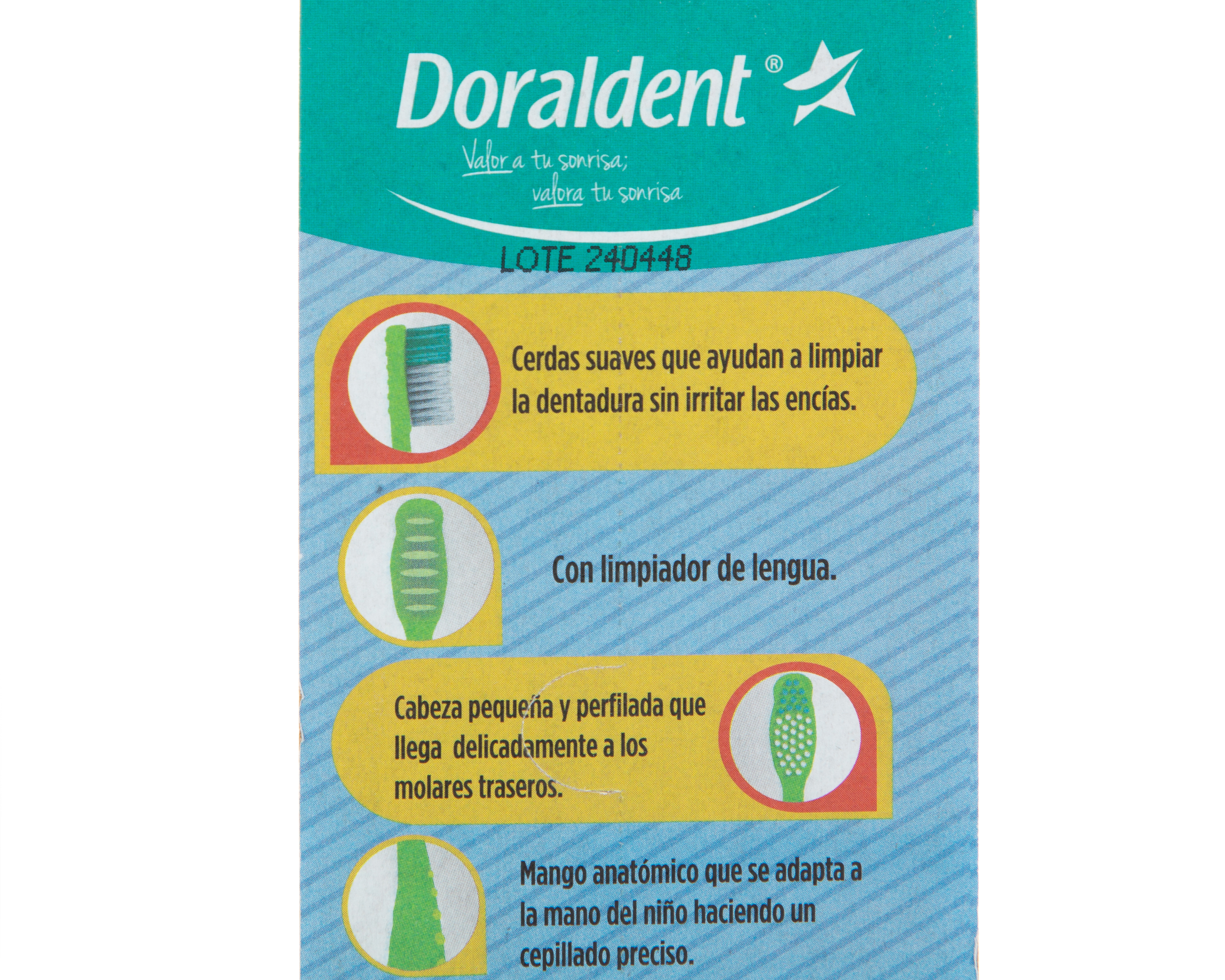 Foto 4 pulgar | Foto 3 | Cepillo de Dientes con Protector de Cerdas Doraldent Chavo del Ocho 2 Piezas