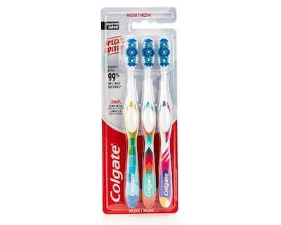 Foto 1 | Foto 1 | Cepillo de Dientes Suave Colgate 3 Piezas
