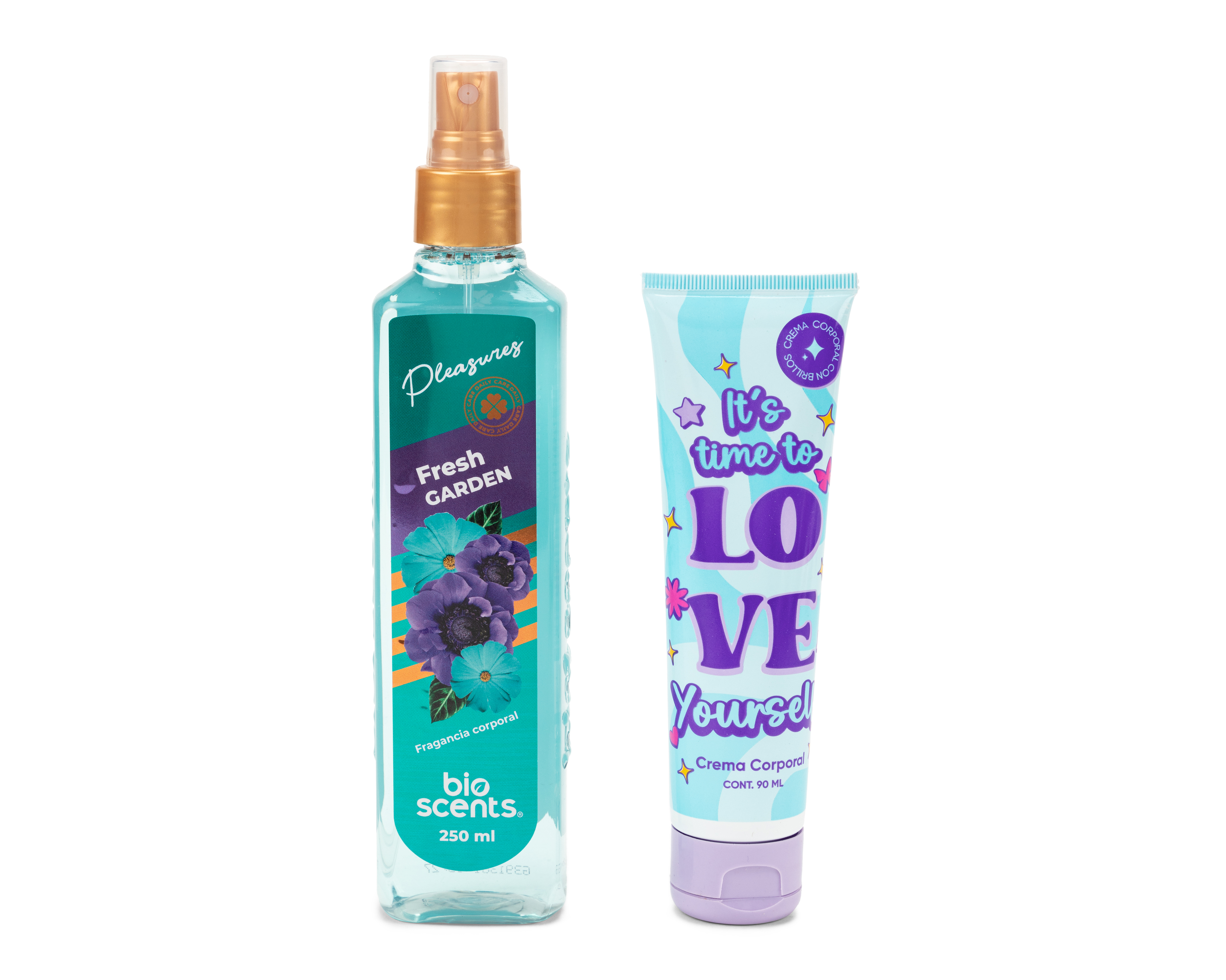 Foto 2 pulgar | Foto 1 | Body y Crema Corporal Bioscents Radian Love Fresh Garden 2 Piezas
