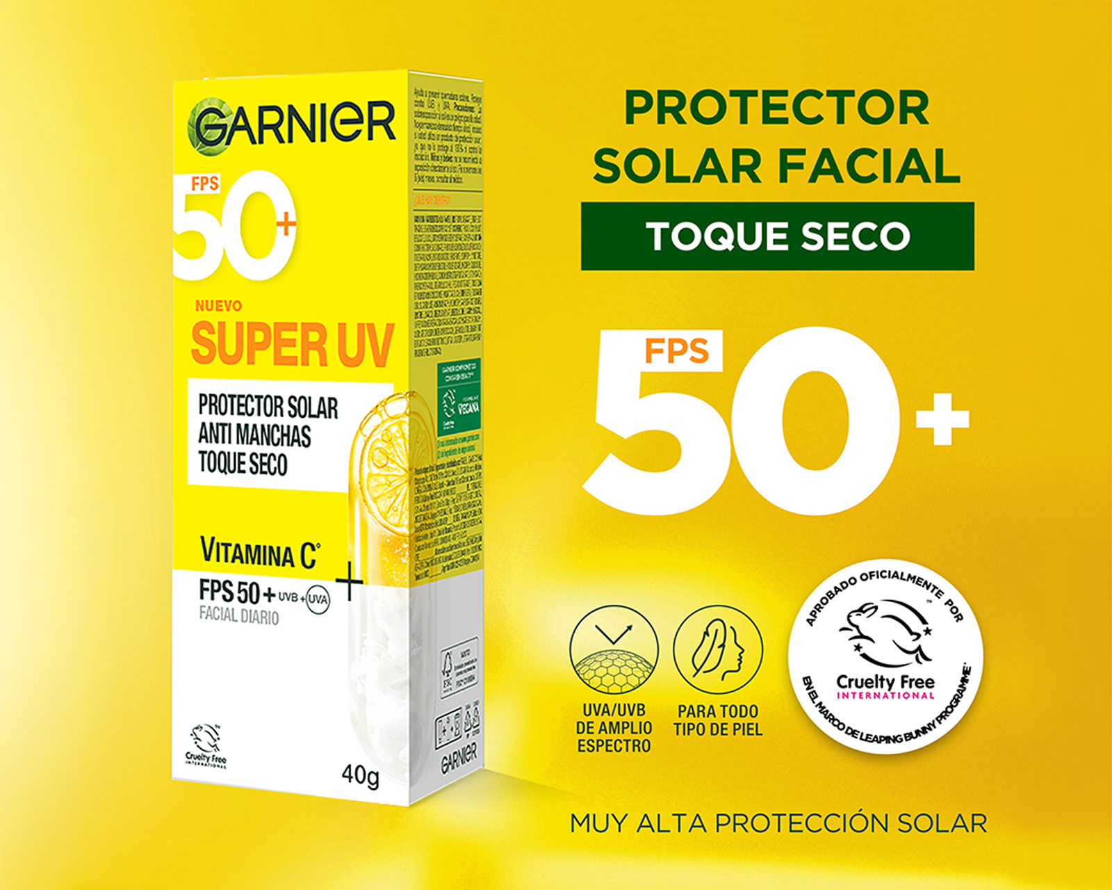 Foto 3 | Foto 3 | Protector Solar Antimanchas Garnier Super UV 40 g
